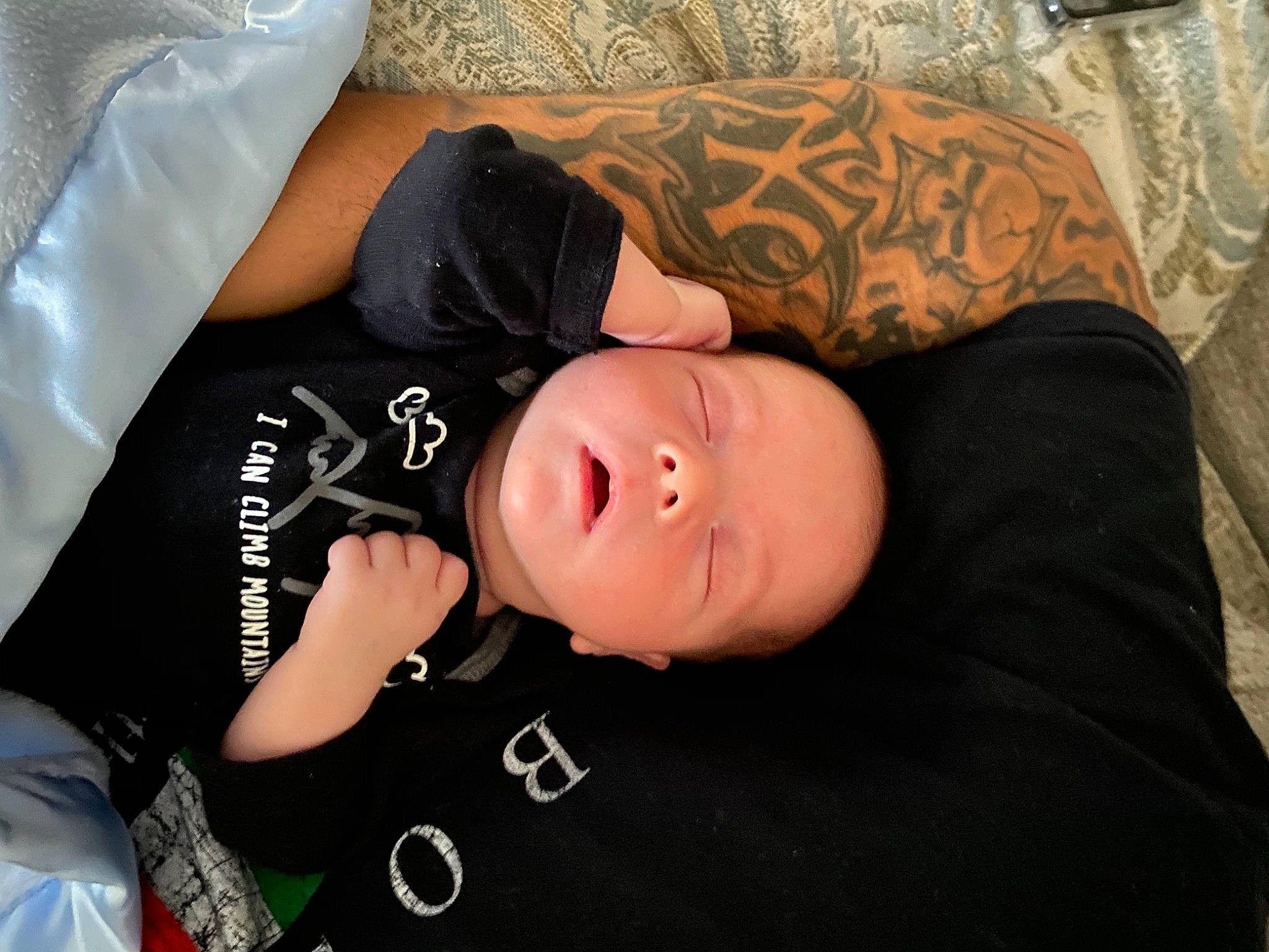 Edward is registered to the contest to win money with this photo: baby, child, nap, person, sleep