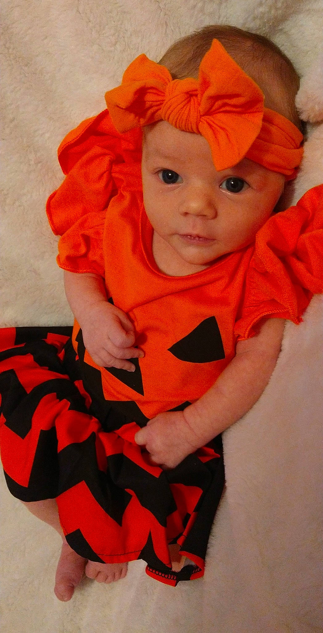 Bridgette joined the competition — help win amazing prizes! arm, baby, baby_toddler_clothing, carmine, child, dress, eye, fictional_character, fur, hat, headwear, orange, pattern, peach, person, petal, pink, plant, red, sleeve