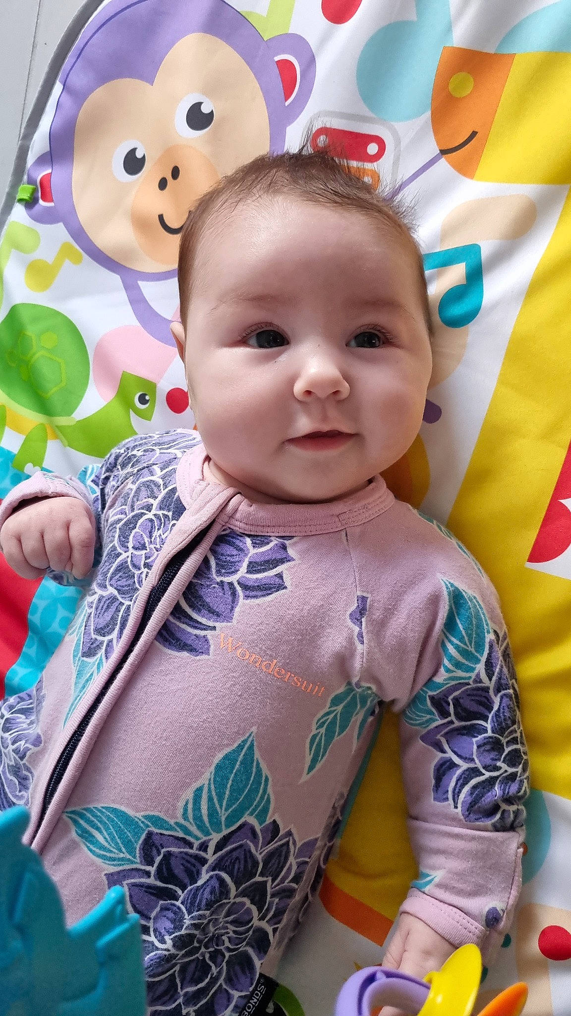 Zarli is registered to the contest to win money with this photo: baby, baby_toddler_clothing, cheek, child, eyelash, face, facial_expression, hairstyle, happy, head, iris, organ, people, person, pink, skin, sleeve, smile, textile, toddler