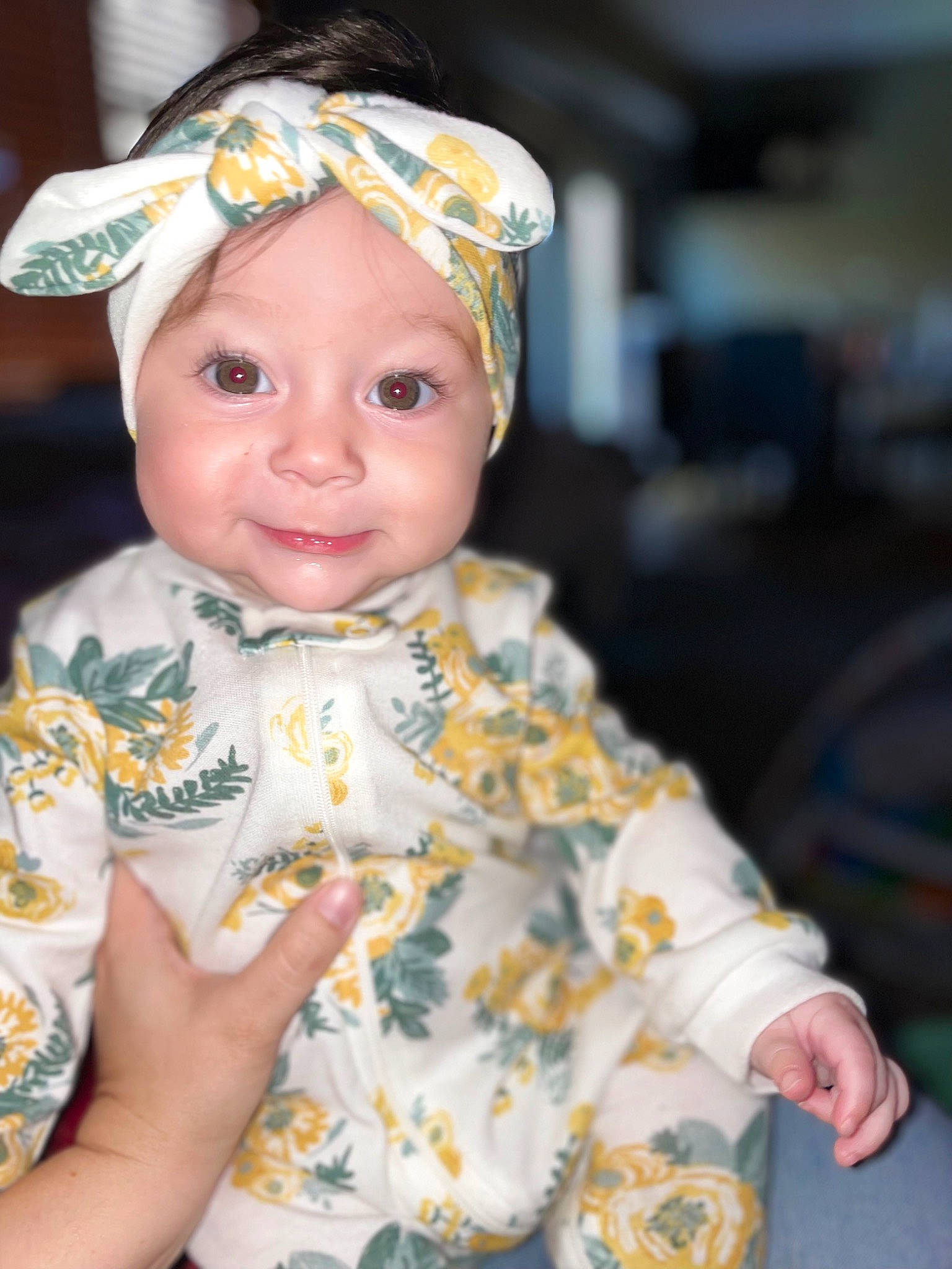 Rosaleigh joined the competition — help win amazing prizes! baby, baby_toddler_clothing, cheek, child, event, fashion_accessory, flash_photography, fun, happy, hat, headband, headpiece, headwear, iris, jewellery, joy, person, portrait_photography, sitting, skin