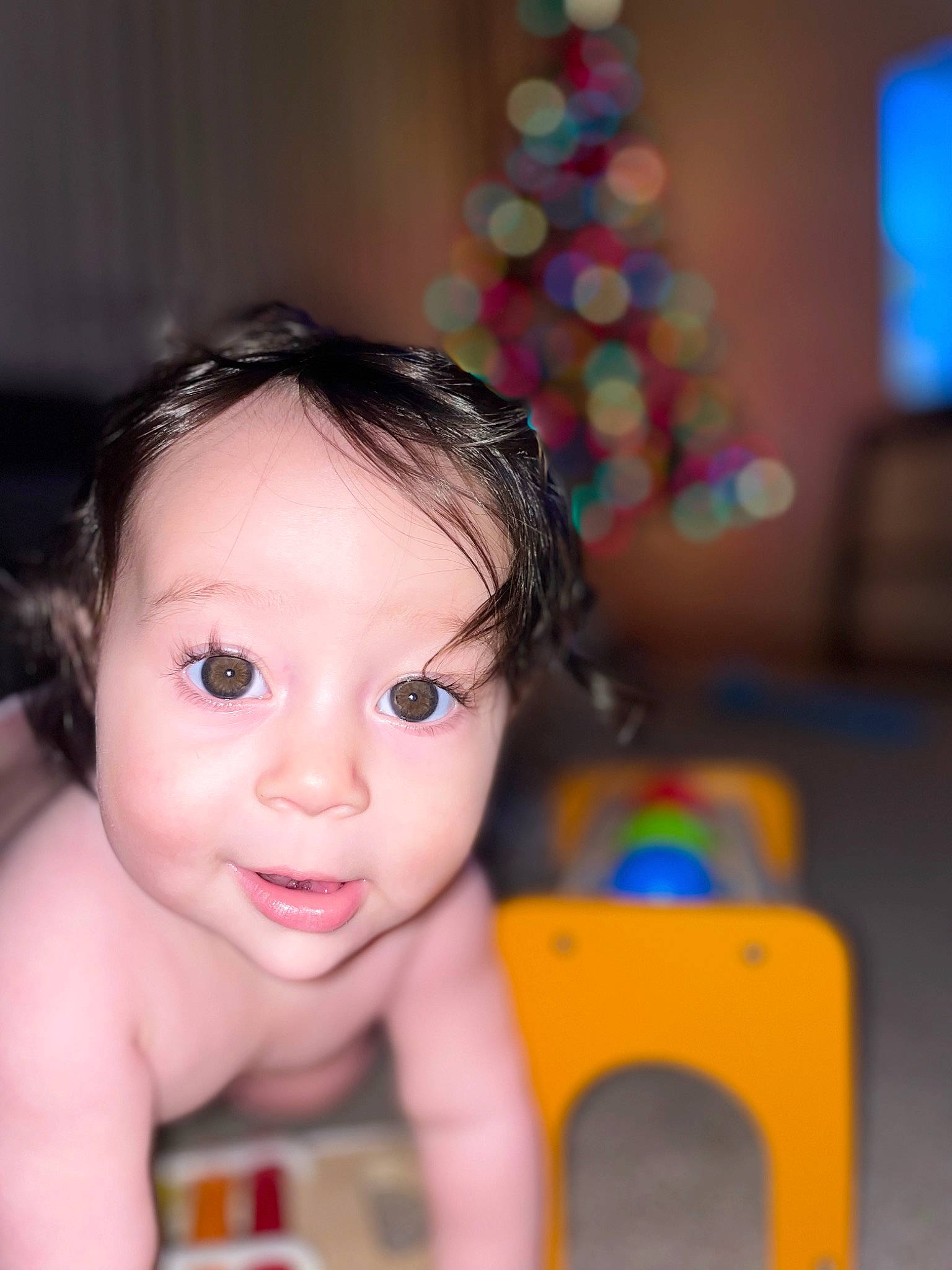 Rosaleigh joined the competition — help win amazing prizes! baby_playing_with_toys, cheek, chest, child, chin, doll, event, eyelash, finger, flash_photography, fun, happy, iris, lip, nose, person, sitting, skin, smile, toddler