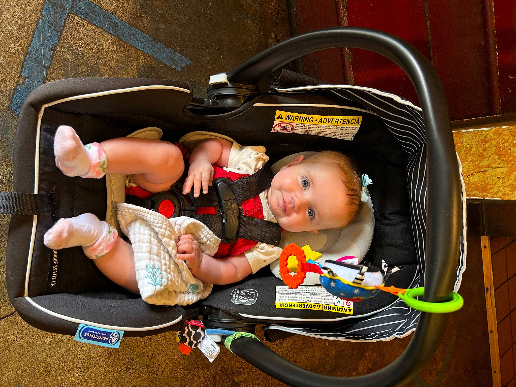 Gracelyn joined the competition — help win amazing prizes! auto_part, baby, baby_carriage, baby_products, baby_safety, baby_toddler_clothing, car_seat, child, comfort, family_car, fun, joy, leisure, person, product, recreation, sitting, tire, toddler, travel