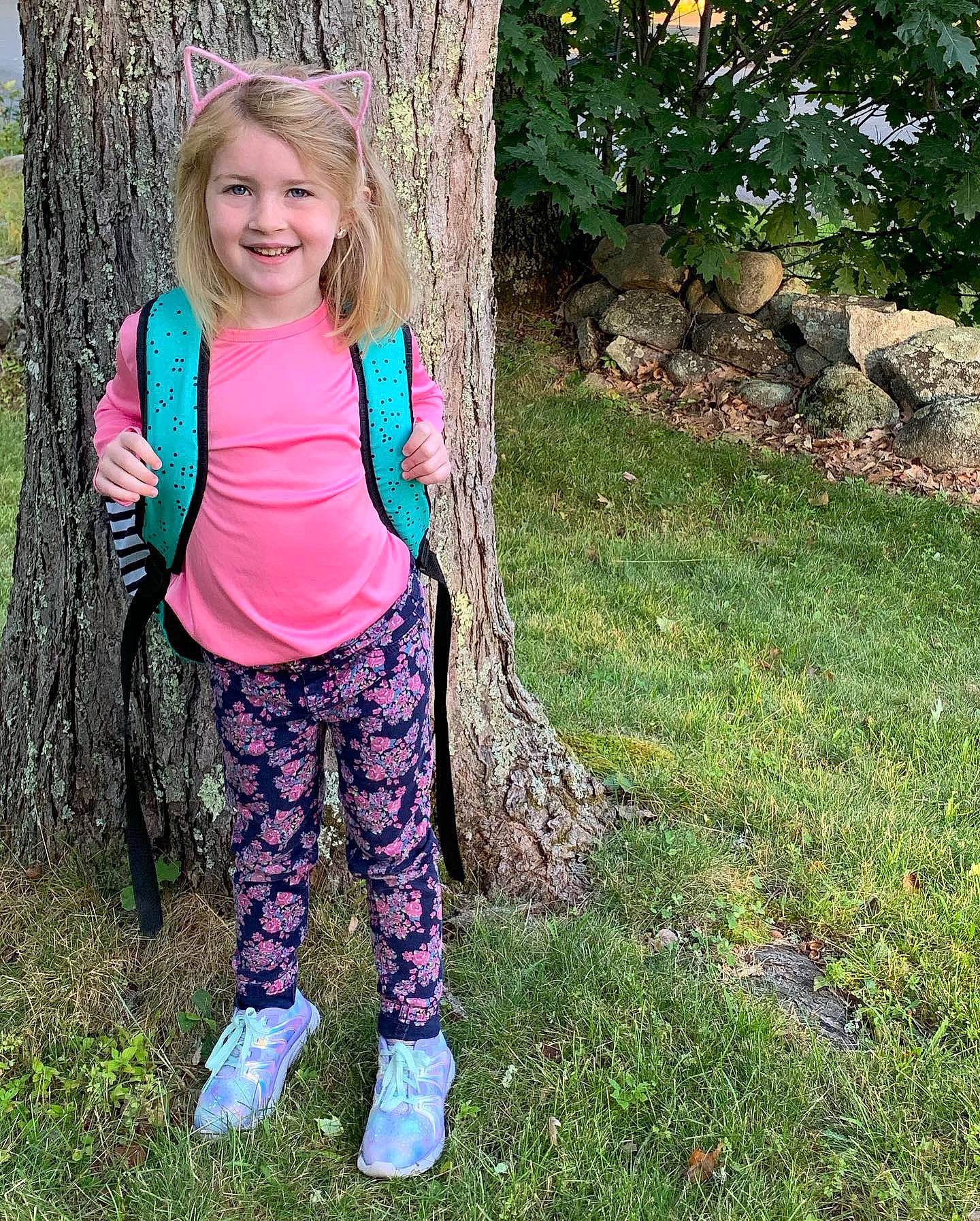 Elizabeth joined the competition — help win amazing prizes! child, grass, green, happy, jeans, joy, leggings, outerwear, pattern, person, photography, pink, plant, play, smile, spring, toddler, tree, trousers, vacation