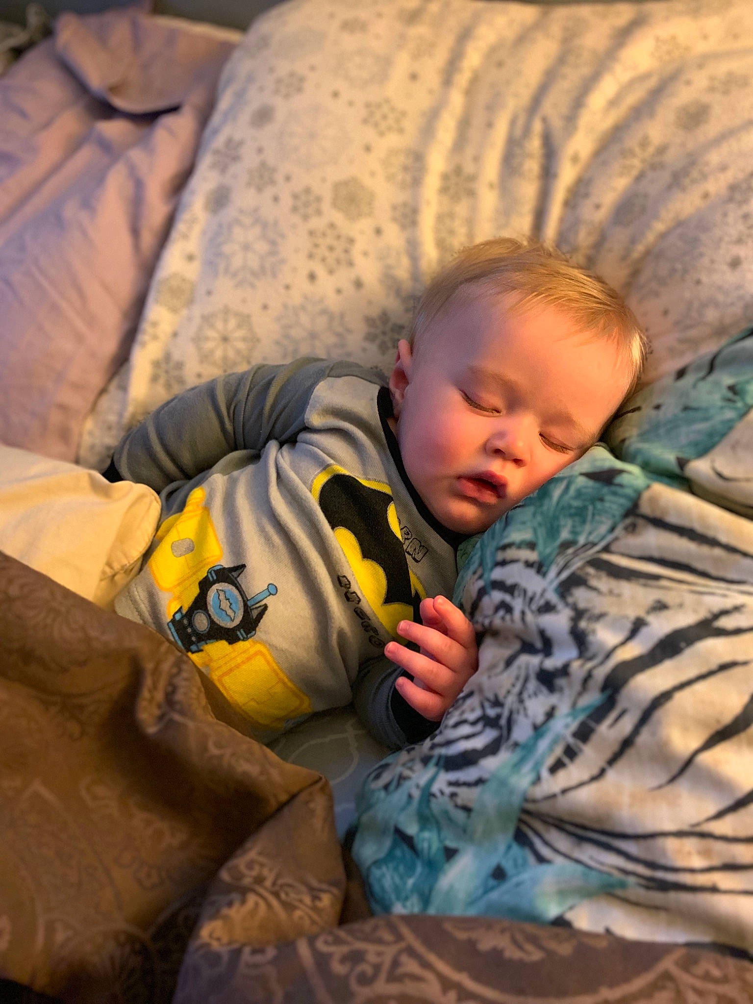 Finnegan is registered to the contest to win money with this photo: baby, bedtime, child, comfort, nap, person, sleep, toddler
