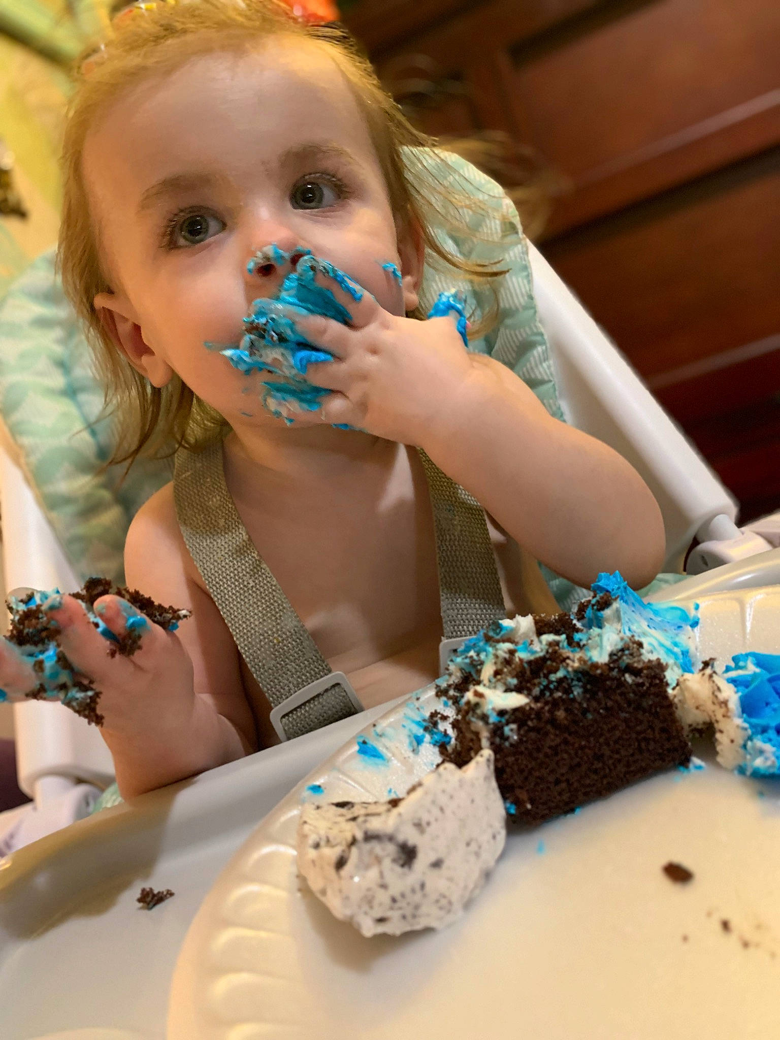 Penelope joined the competition — help win amazing prizes! baked_goods, birthday, blue, buttercream, cake, cake_decorating, cake_decorating_supply, cream, dessert, eyelash, food, fun, hairstyle, happy, nail, person, plate, recipe, sweetness, tableware