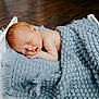 Colby joined the competition — help win amazing prizes! baby, newborn, sleeping, blanket, pillow, bed, wooden_floor, blue, cozy, infant, cute, resting, soft_texture, peaceful, indoors, person, portrait, child, sleep, toddler
