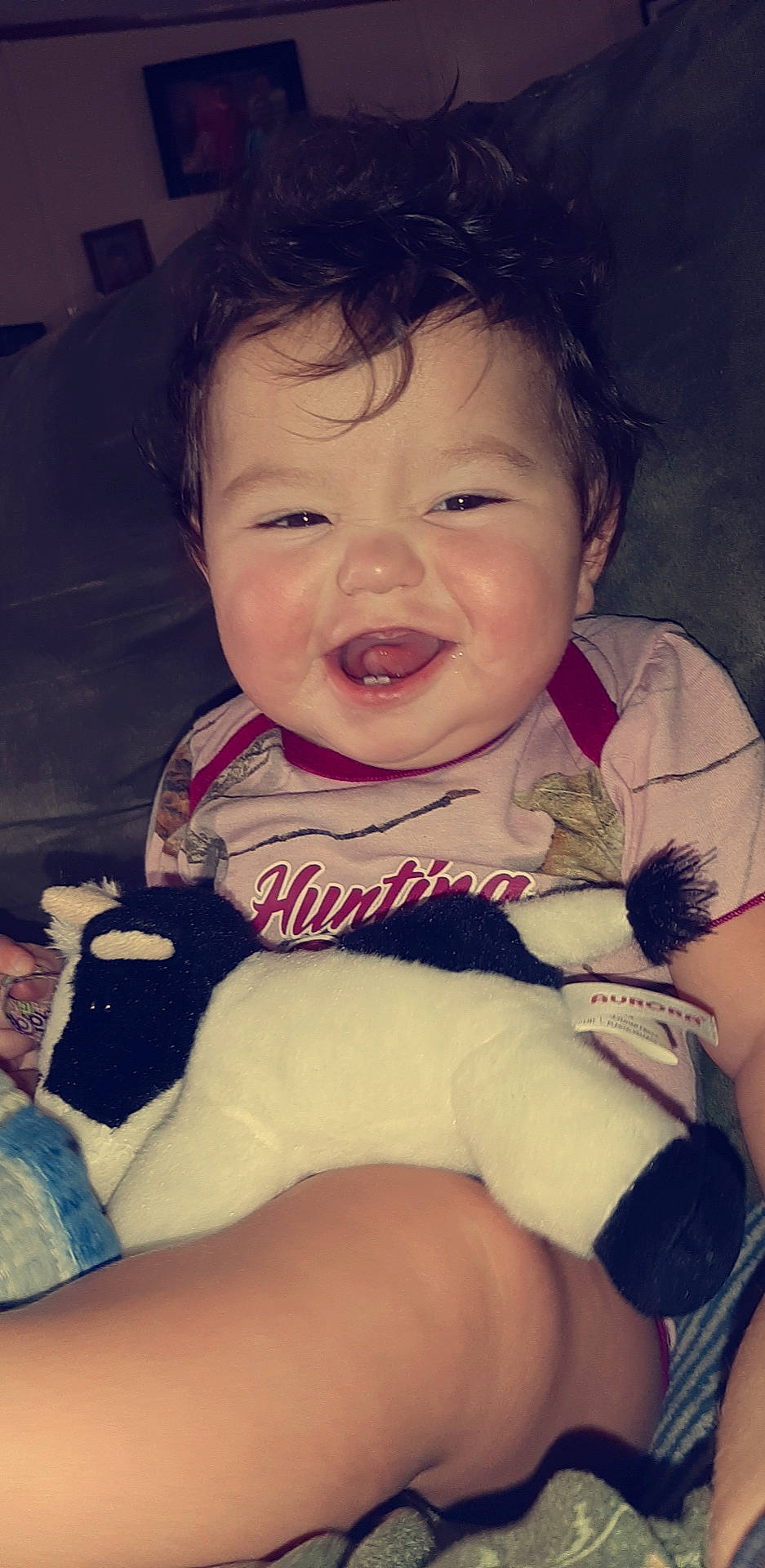 Braylyn is registered to the contest to win money with this photo: baby, cheek, child, eye, face, facial_expression, happy, joy, lip, person, sitting, skin, smile, toddler