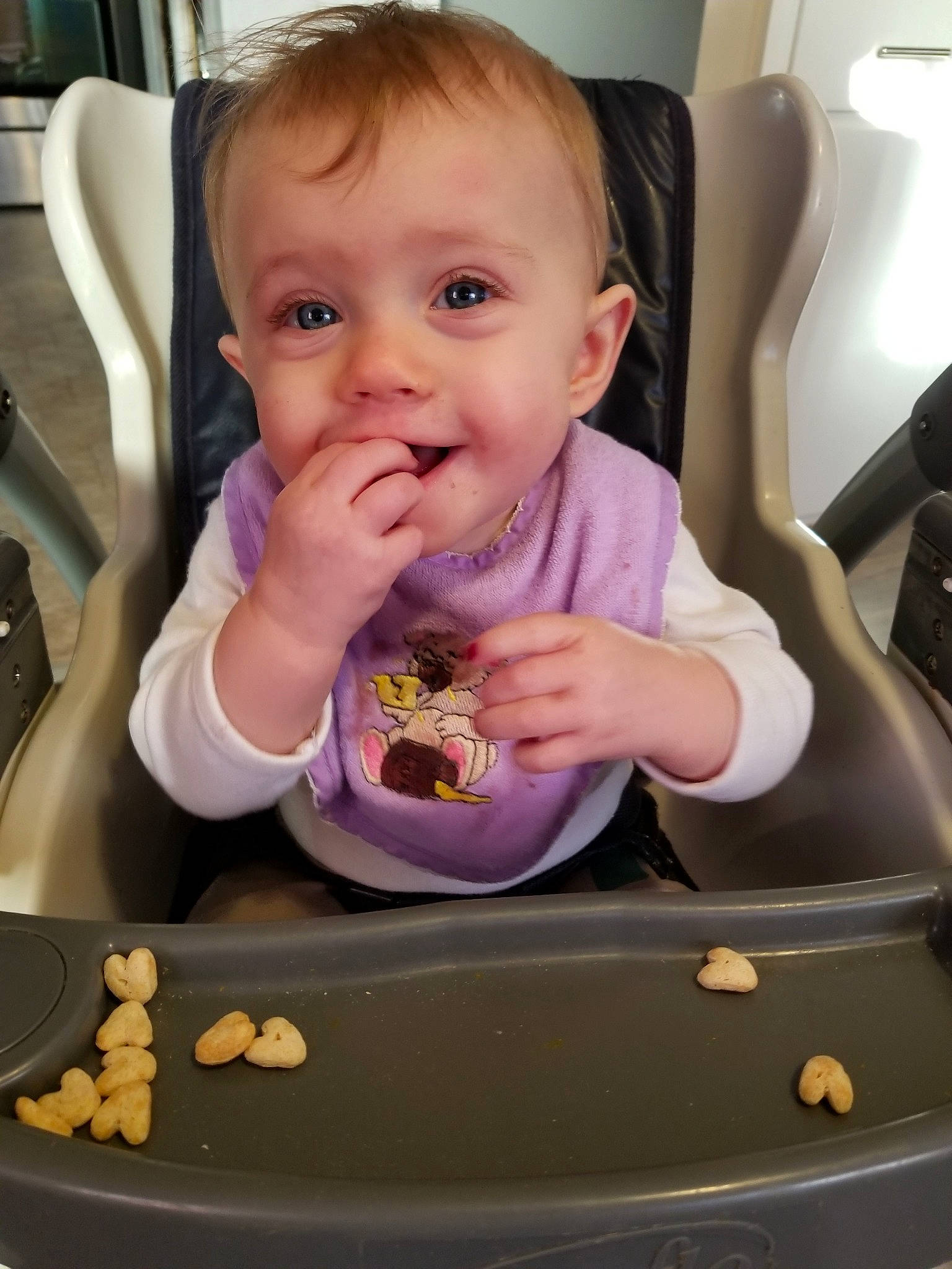 Laiken is registered to the contest to win money with this photo: baby, baby_food, child, comfort_food, cuisine, dish, eating, food, joy, person, toddler