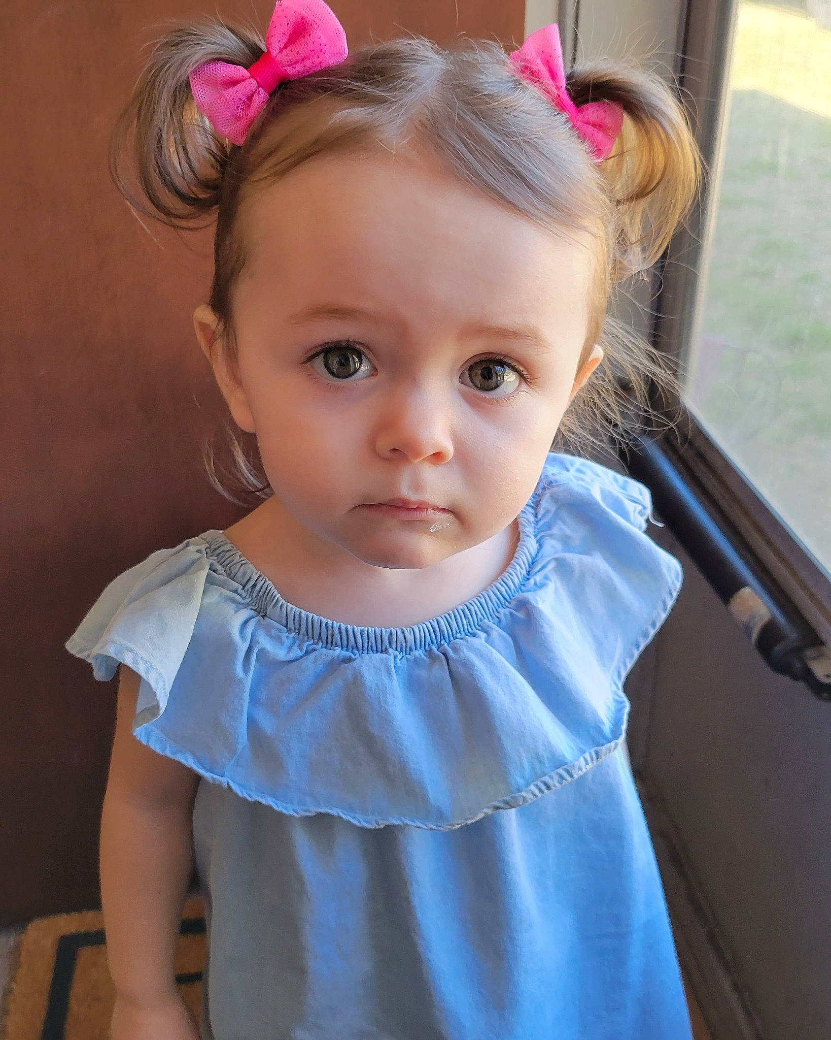 Karlee joined the competition — help win amazing prizes! baby_toddler_clothing, cheek, child, chin, day_dress, dress, ear, eyebrow, eyelash, hairstyle, happy, iris, lip, neck, organ, person, pink, shoulder, skin, sleeve