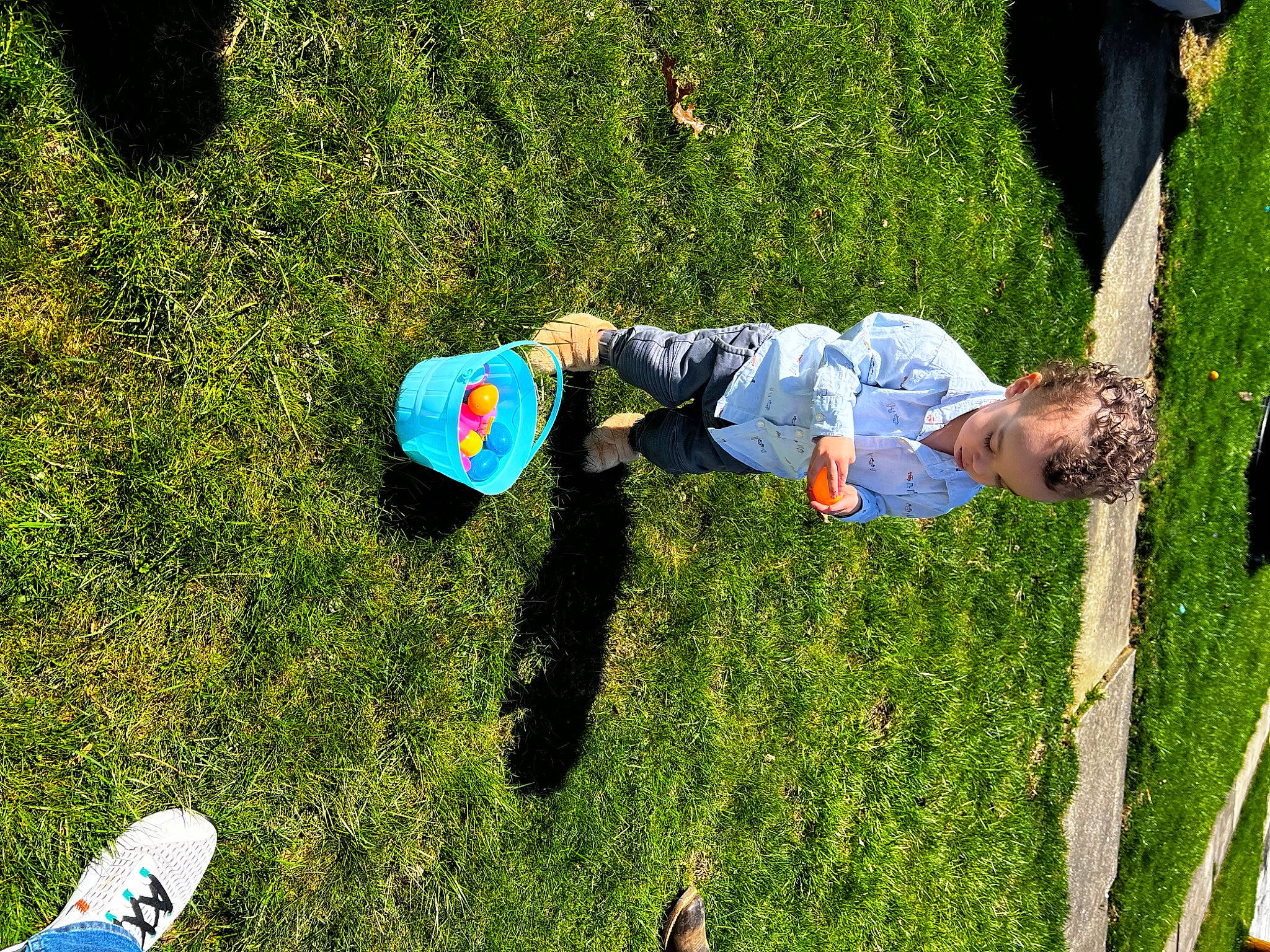 Jalen joined the competition — help win amazing prizes! child, electric_blue, fun, grass, grass_family, grassland, green, happy, jeans, lawn, leaf, leisure, meadow, people_in_nature, person, plant, public_space, recreation, sitting, toddler