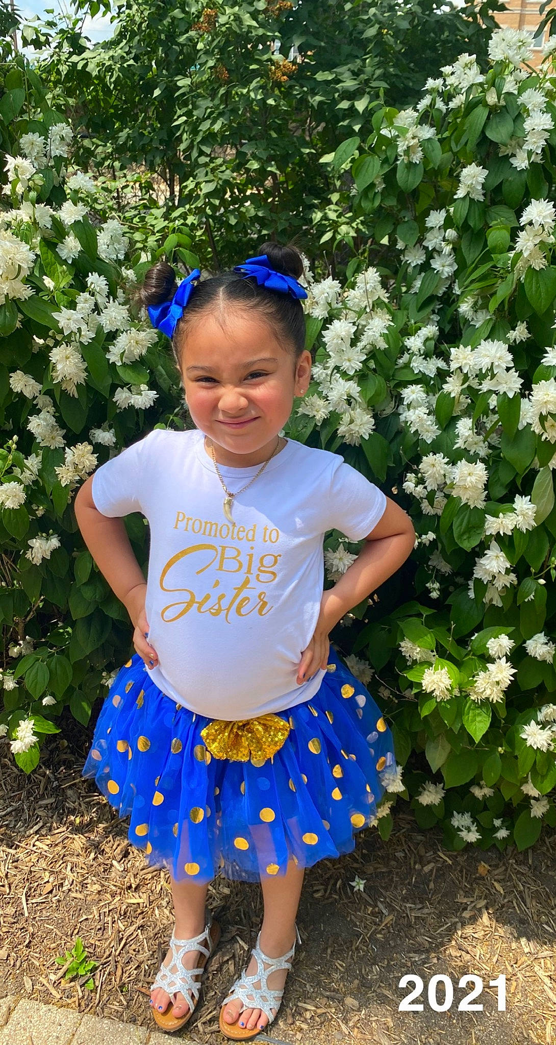 Jayleen joined the competition — help win amazing prizes! azure, baby_toddler_clothing, blue, botany, clothing, facial_expression, flower, grass, green, happy, joy, leaf, nature, people_in_nature, person, photograph, plant, purple, sleeve, standing