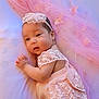 Kayliah joined the competition — help win amazing prizes! adorable, baby, child, closeup, cute, delicate, flower, headband, infant, lace, newborn, peaceful, pearls, pink, portrait, resting, sleepwear, soft_fabric, soft_lighting, young