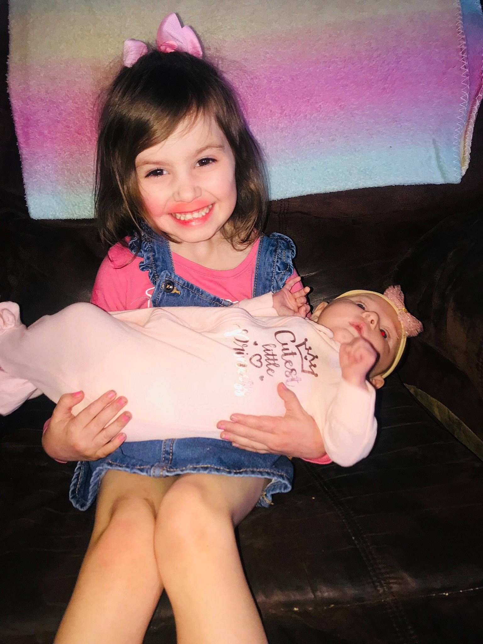 Amelia joined the competition — help win amazing prizes! cheek, eye, face, facial_expression, finger, flash_photography, gesture, hair, hairstyle, happy, head, human_body, iris, joy, lap, leg, person, pink, skin, smile