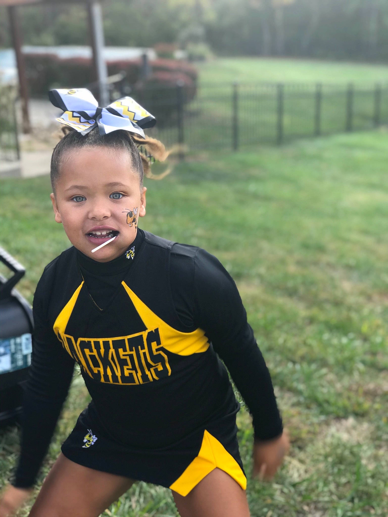 Ashlee joined the competition — help win amazing prizes! child, competition_event, cross_country_running, happy, person, player, recreation, running, smile, sports_uniform, sportswear, style, team, uniform, yellow