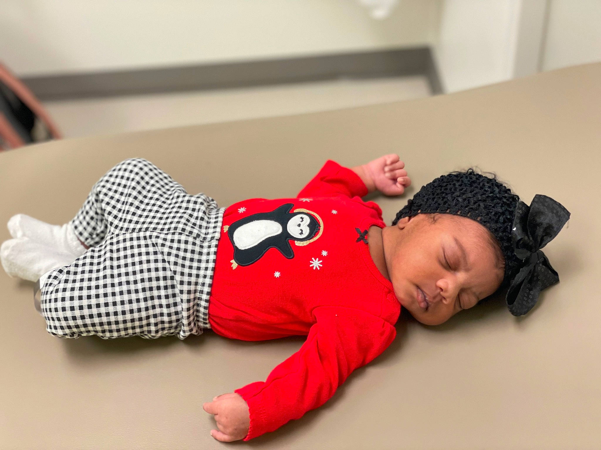 Cairo joined the competition — help win amazing prizes! baby, baby_toddler_clothing, carmine, child, comfort, elbow, floor, flooring, fun, headgear, headwear, mammal, pattern, person, play, room, sitting, sleeve, t_shirt, textile