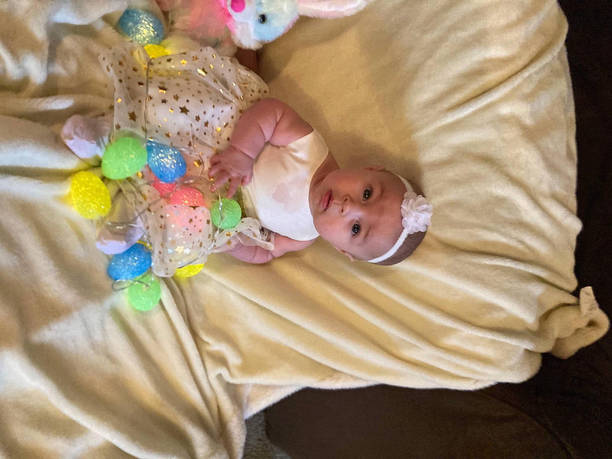 Adrianna joined the competition — help win amazing prizes! baby, baby_products, baby_safety, baby_toddler_clothing, baby_toys, bedtime, child, comfort, headwear, human_body, linens, person, room, sleeve, stuffed_toy, surprise, toddler, toy