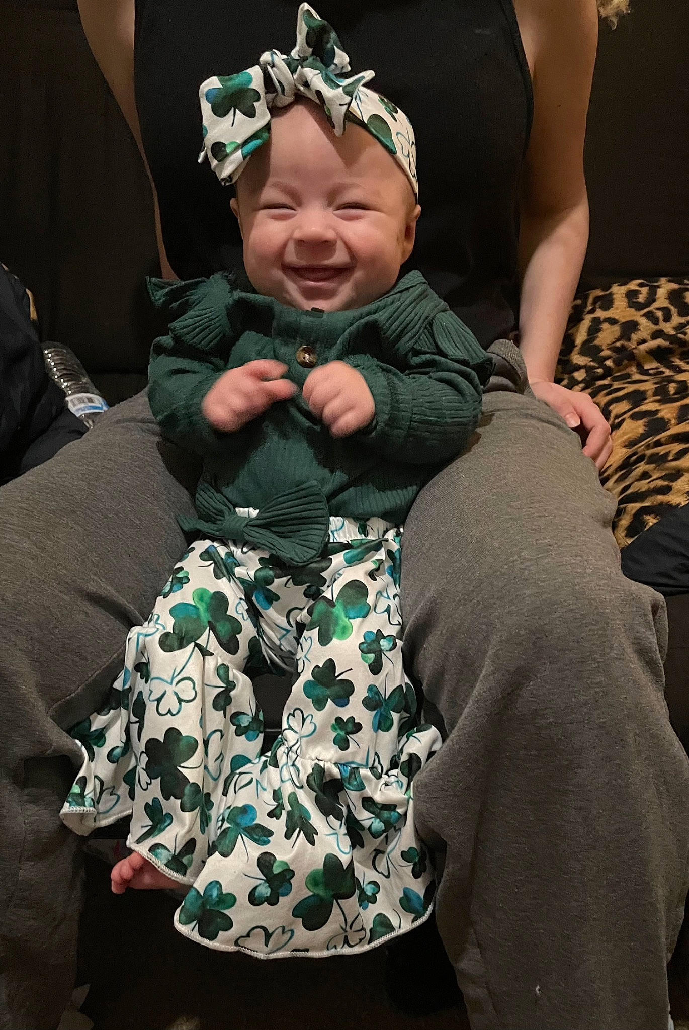 Adrianna joined the competition — help win amazing prizes! baby, baby_toddler_clothing, child, costume, event, eyewear, fashion_accessory, fun, happy, headband, headgear, headpiece, headwear, joy, pattern, person, pink, sitting, sleeve, smile