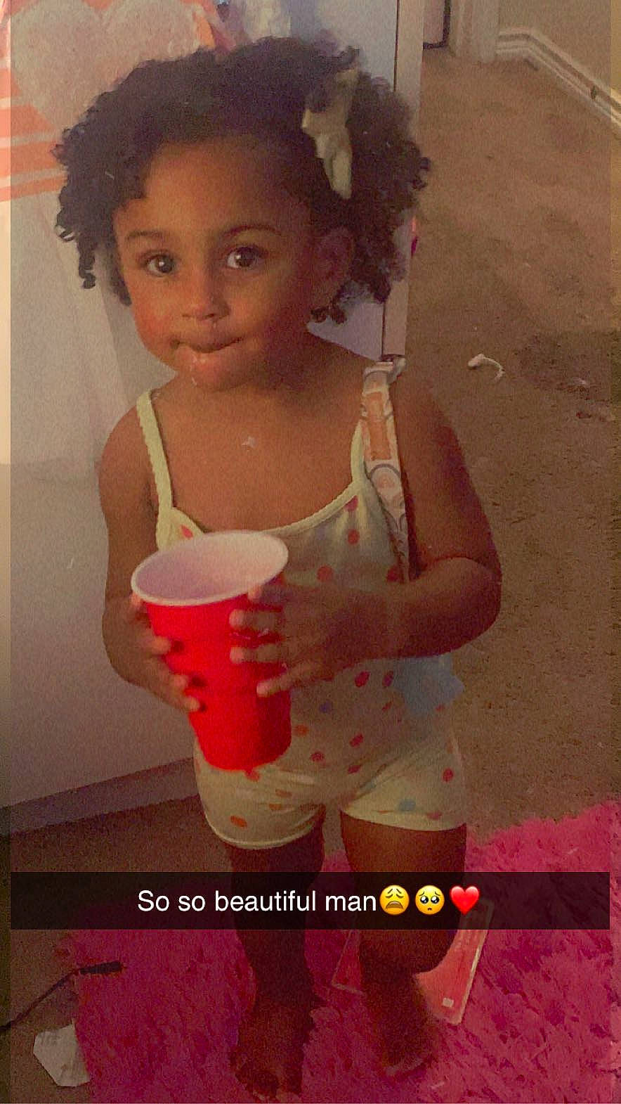 Kaisley joined the competition — help win amazing prizes! afro, beauty, chest, child, drink, drinking, drinkware, fun, happy, human_leg, jheri_curl, lip, magenta, party_supply, person, pink, play, ringlet, shorts, thigh