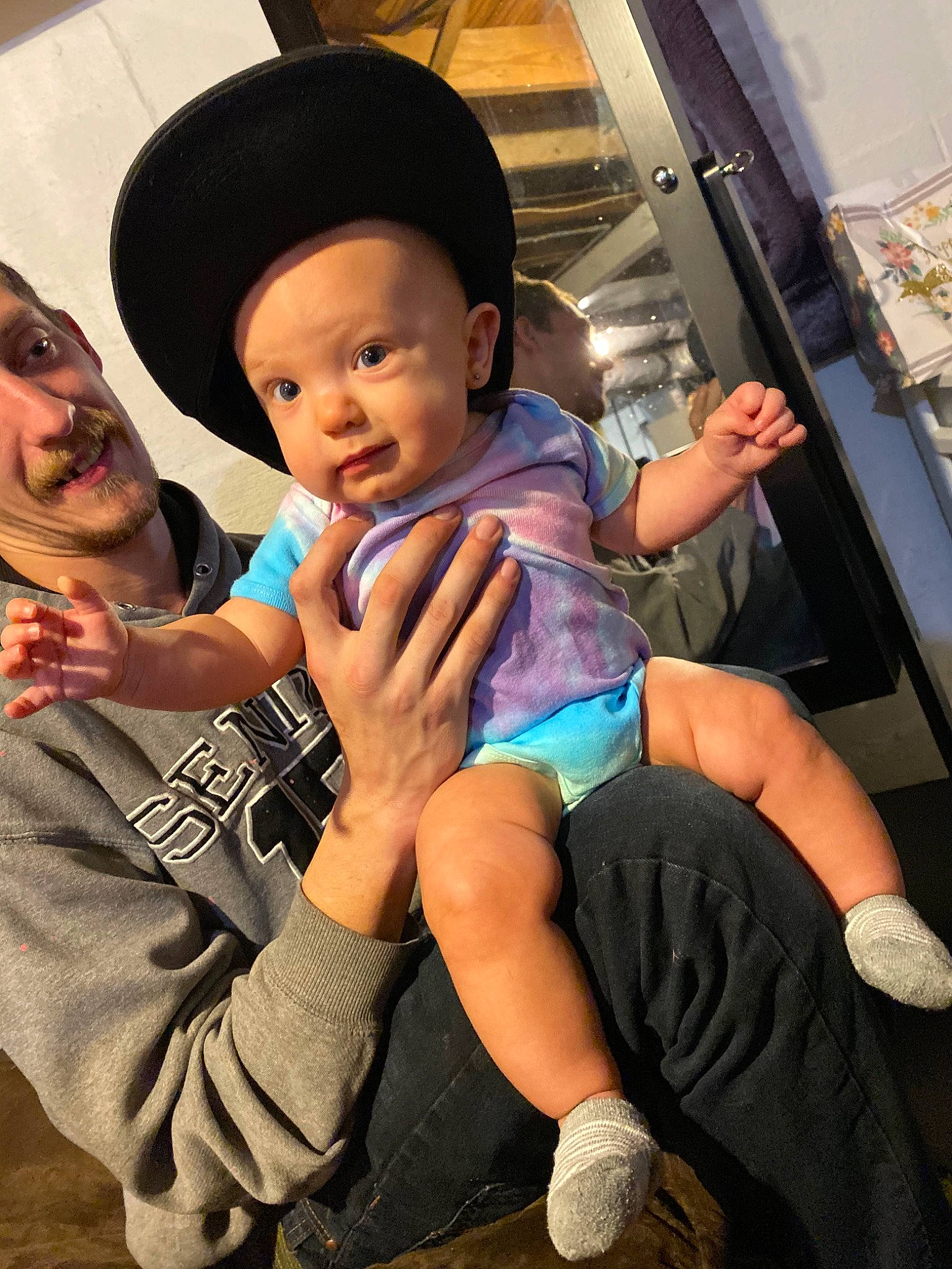 Nalani joined the competition — help win amazing prizes! child, finger, fun, hat, headgear, person, sitting, smile, toddler