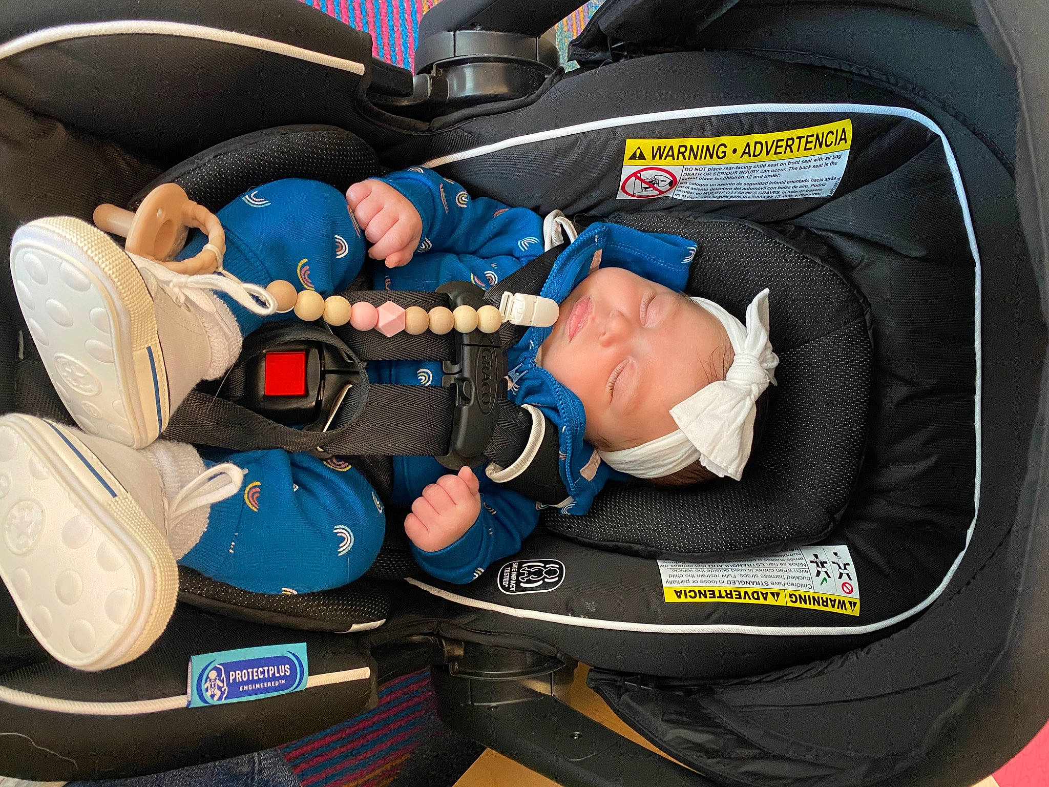 Avianna joined the competition — help win amazing prizes! auto_part, automotive_design, baby, baby_carriage, baby_in_car_seat, baby_products, baby_safety, bag, baggage, car_seat, carmine, comfort, electric_blue, luggage_and_bags, orange, person, personal_protective_equipment, product, service, toddler
