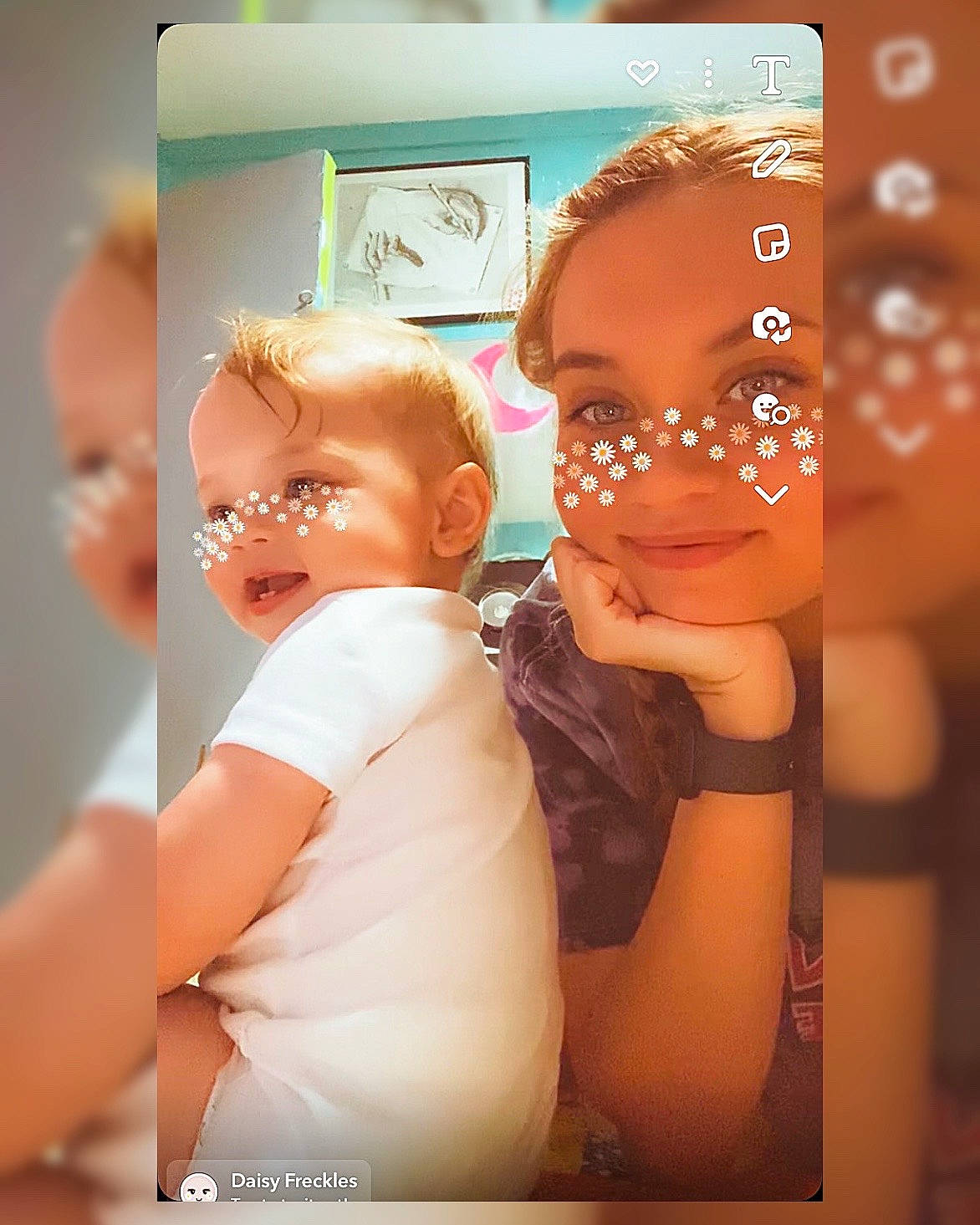 Jersey joined the competition — help win amazing prizes! animation, art, baby, child, eyelash, eyewear, fictional_character, flash_photography, font, fun, gesture, happy, illustration, multimedia_software, person, photo_caption, photomontage, room, screenshot, toddler