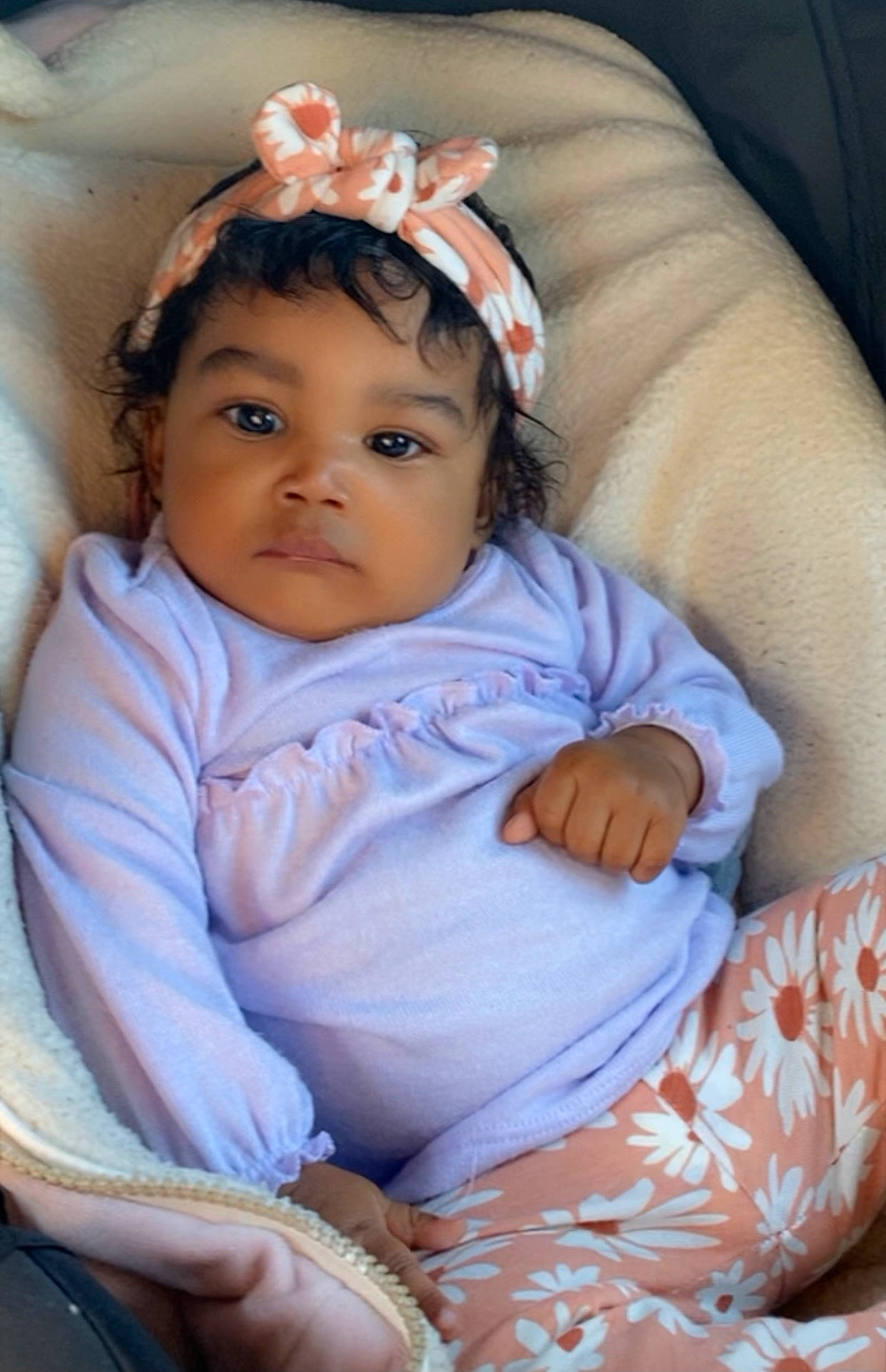 Kri joined the competition — help win amazing prizes! baby, baby_toddler_clothing, cheek, child, comfort, eye, eyelash, face, happy, headgear, iris, lip, mouth, neck, nose, person, purple, skin, sleeve, textile