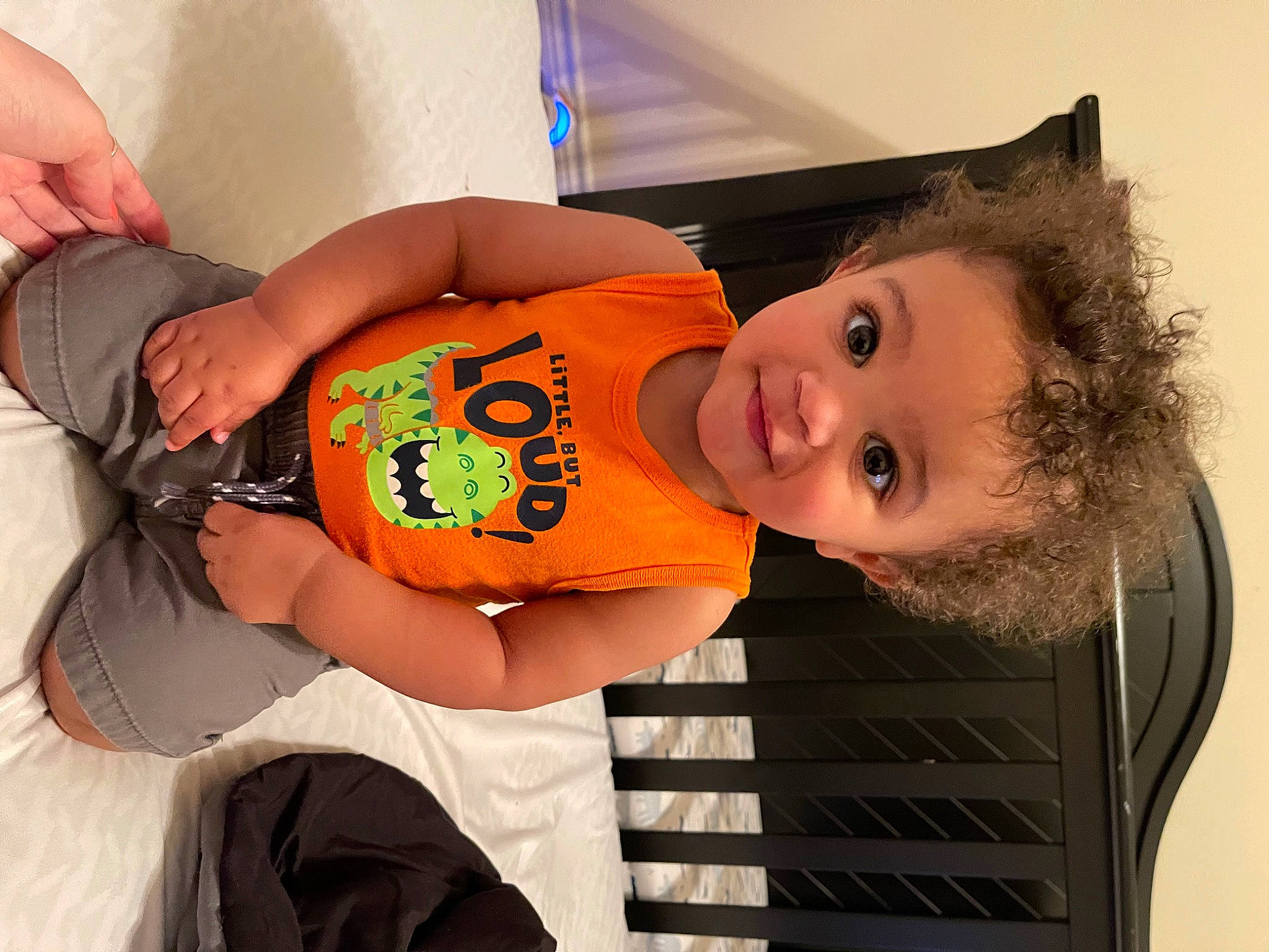Blaize joined the competition — help win amazing prizes! abdomen, baby, baby_toddler_clothing, child, elbow, fun, hairstyle, happy, hat, human_leg, knee, mouth, person, room, skin, stomach, t_shirt, thigh, toddler, trunk
