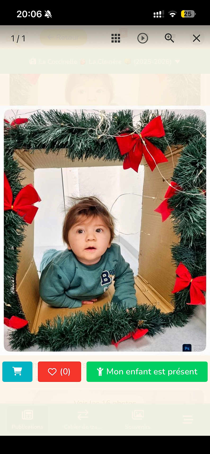 Emilio participe au concours pour gagner de l'argent avec cette photo : toddler, child, cardboard, holiday, decoration, greenery, red_bows, curious, indoors, festive, face, sweater, crawling, cute, young_child, christmas, framed, portrait, person, playful