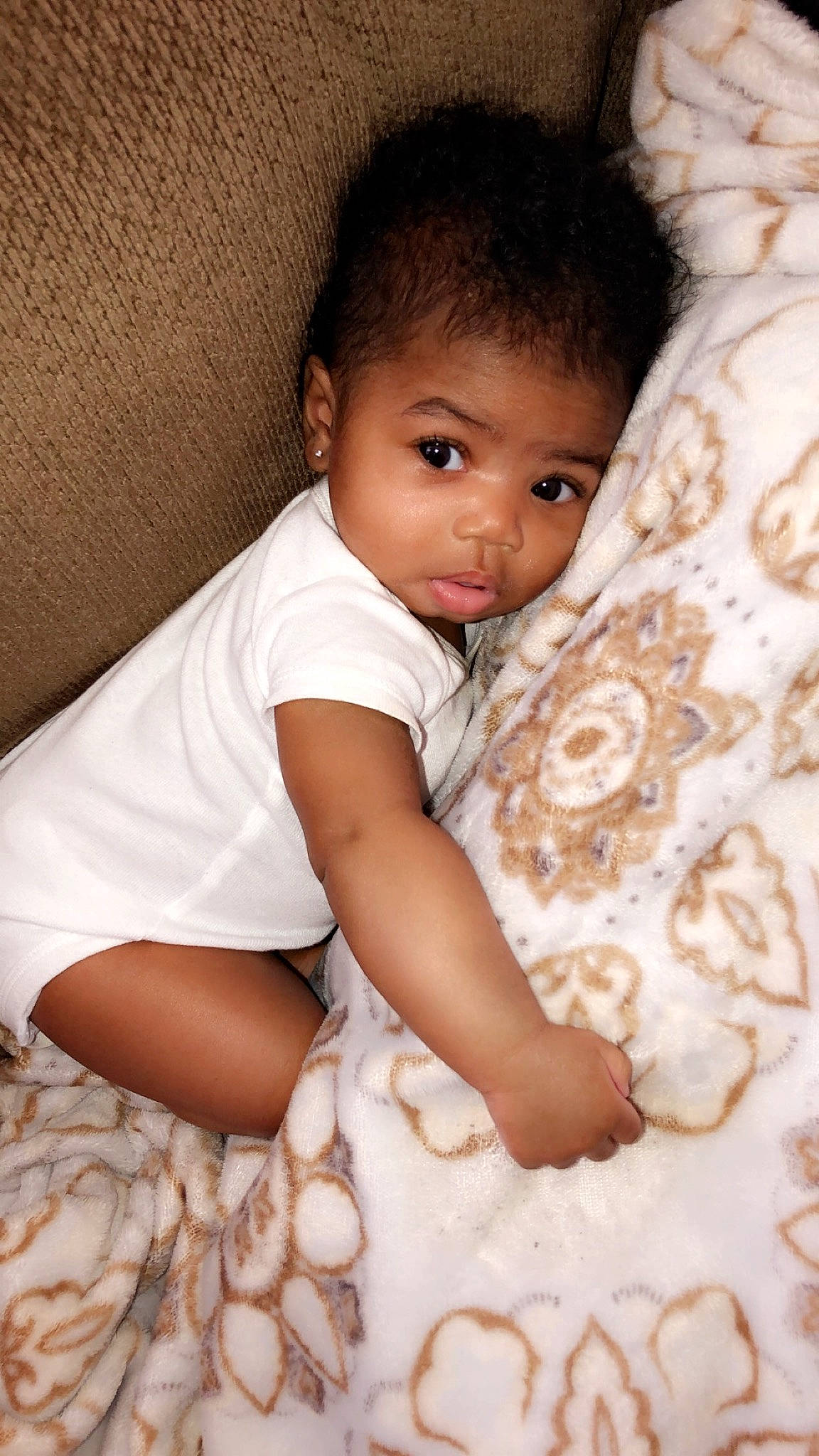 Anyla is registered to the contest to win money with this photo: baby, cheek, child, eye, face, nose, person, skin, smile, toddler