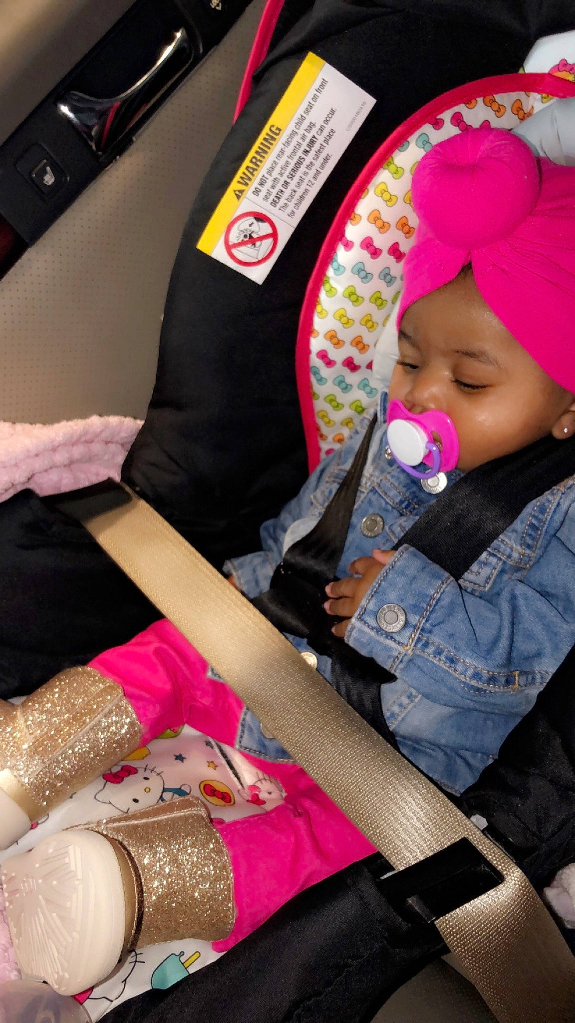 Anyla joined the competition — help win amazing prizes! auto_part, baby, car_seat, child, joy, material_property, person, pink, product, toddler