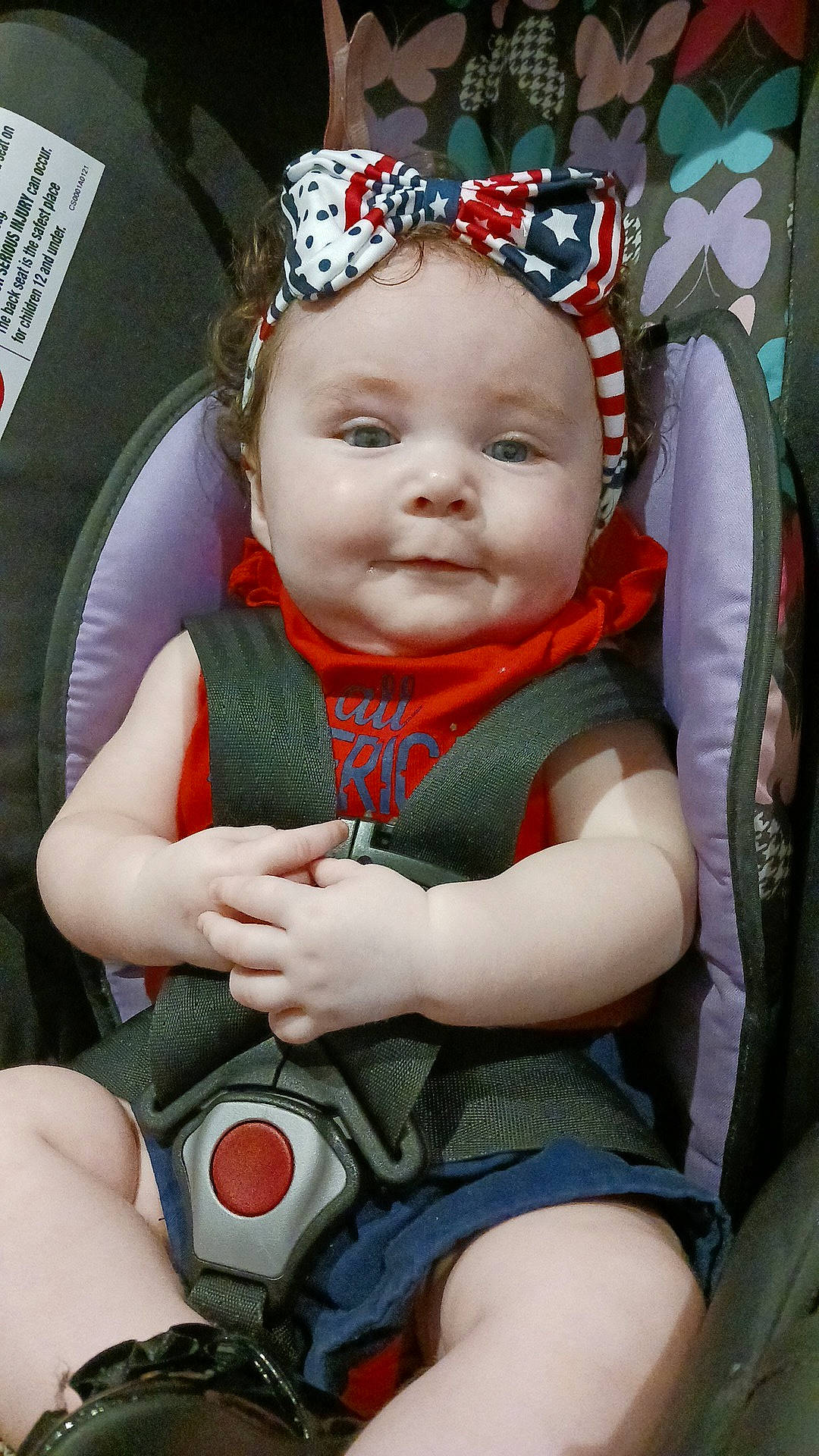 Krystin joined the competition — help win amazing prizes! baby, baby_toddler_clothing, chair, cheek, child, comfort, dress, eye, finger, fun, grass, happy, head, headwear, leg, person, pink, product, sitting, skin