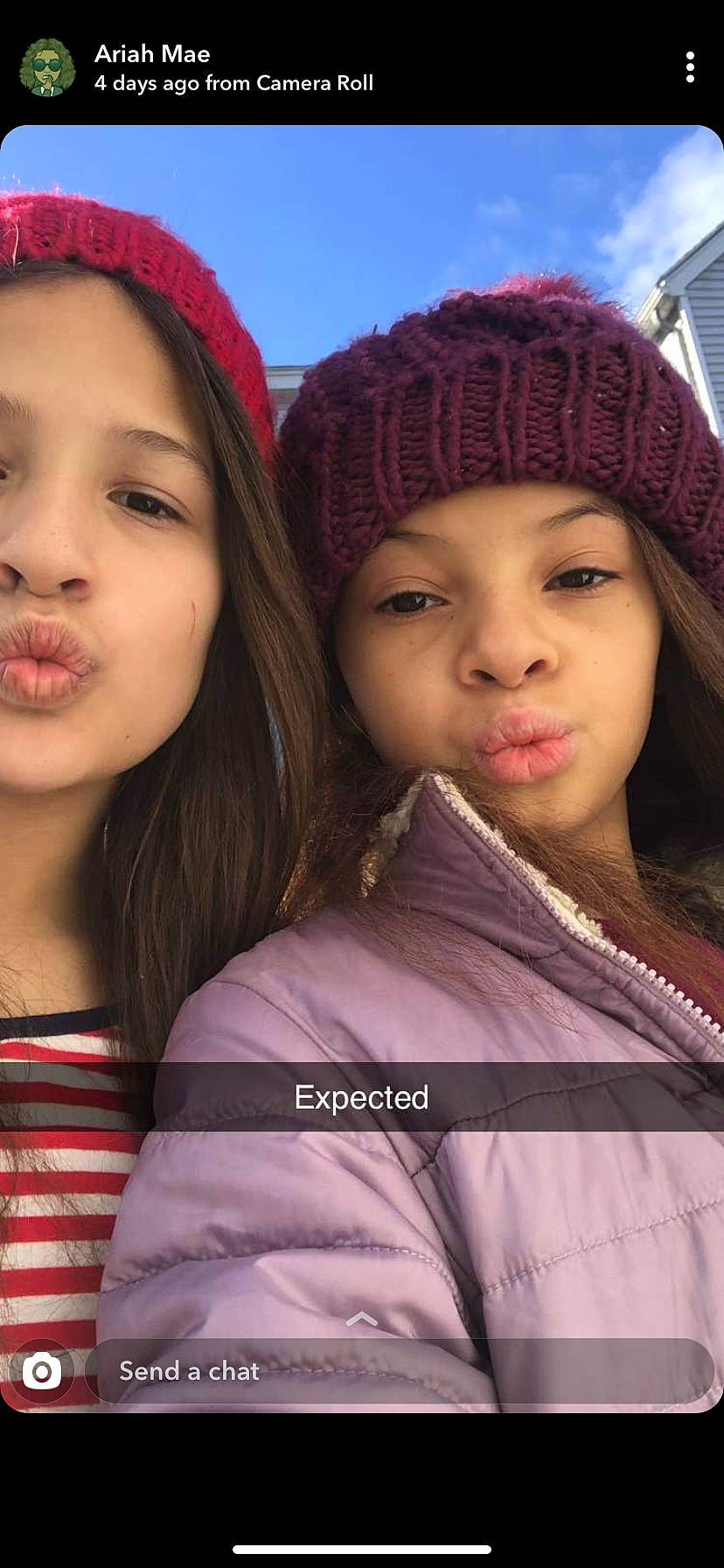 Ariah Mae is registered to the contest to win money with this photo: beanie, beauty, bonnet, cap, cheek, child, child_model, eyebrow, face, fashion_accessory, head, headgear, knit_cap, knitting, lip, nose, person, photography, pink, selfie