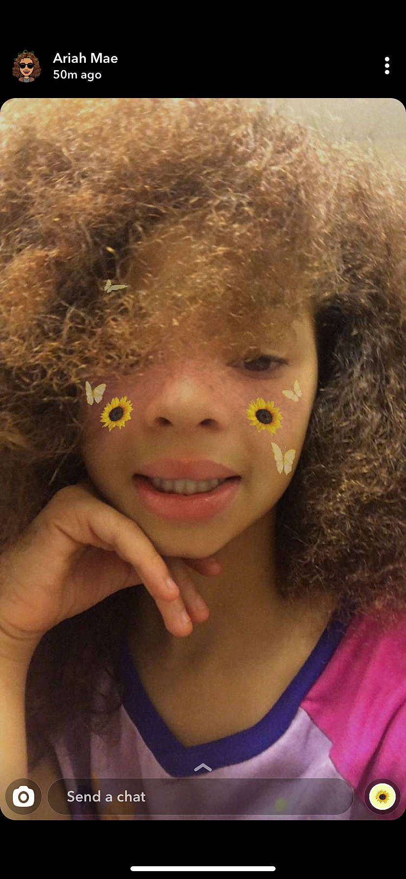 Ariah Mae is registered to the contest to win money with this photo: afro, beauty, brown_hair, cheek, child, chin, close_up, eyebrow, face, forehead, hair, hairstyle, head, human, jheri_curl, lip, mouth, nose, person, skin