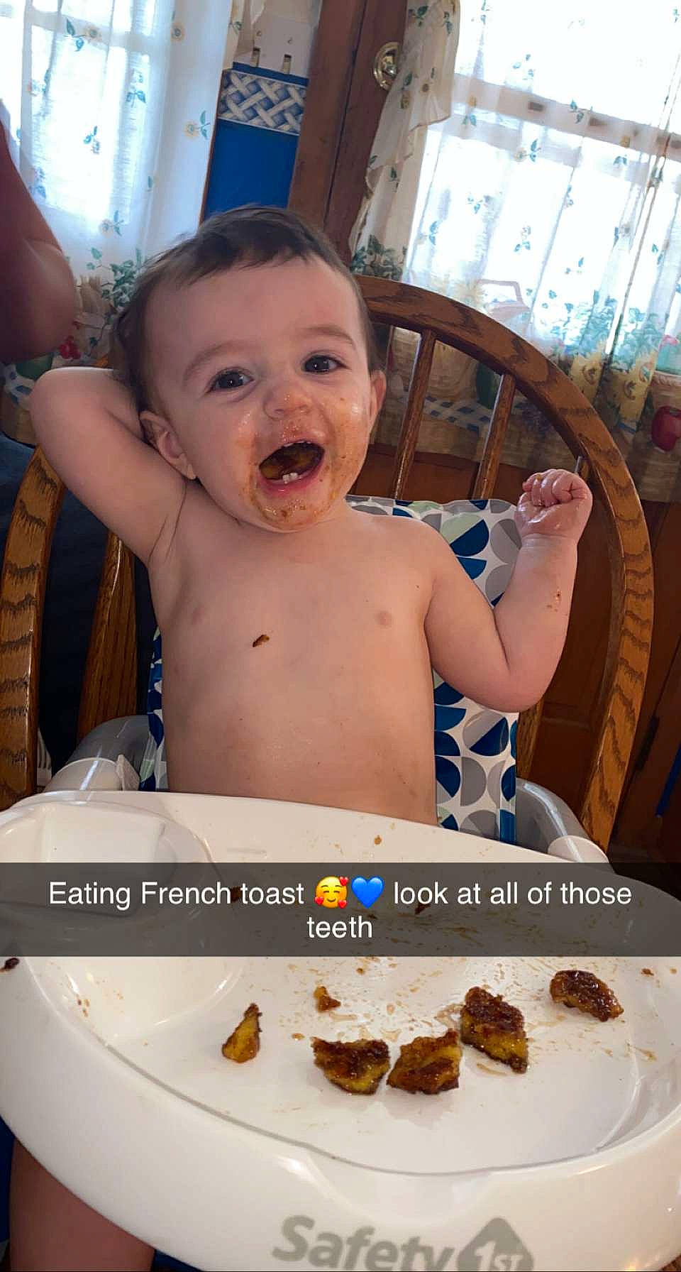 Austen joined the competition — help win amazing prizes! abdomen, baby, barechested, cheek, chest, child, diaper, eyelash, finger, happy, mouth, muscle, nose, organ, person, product, skin, smile, thumb, toddler