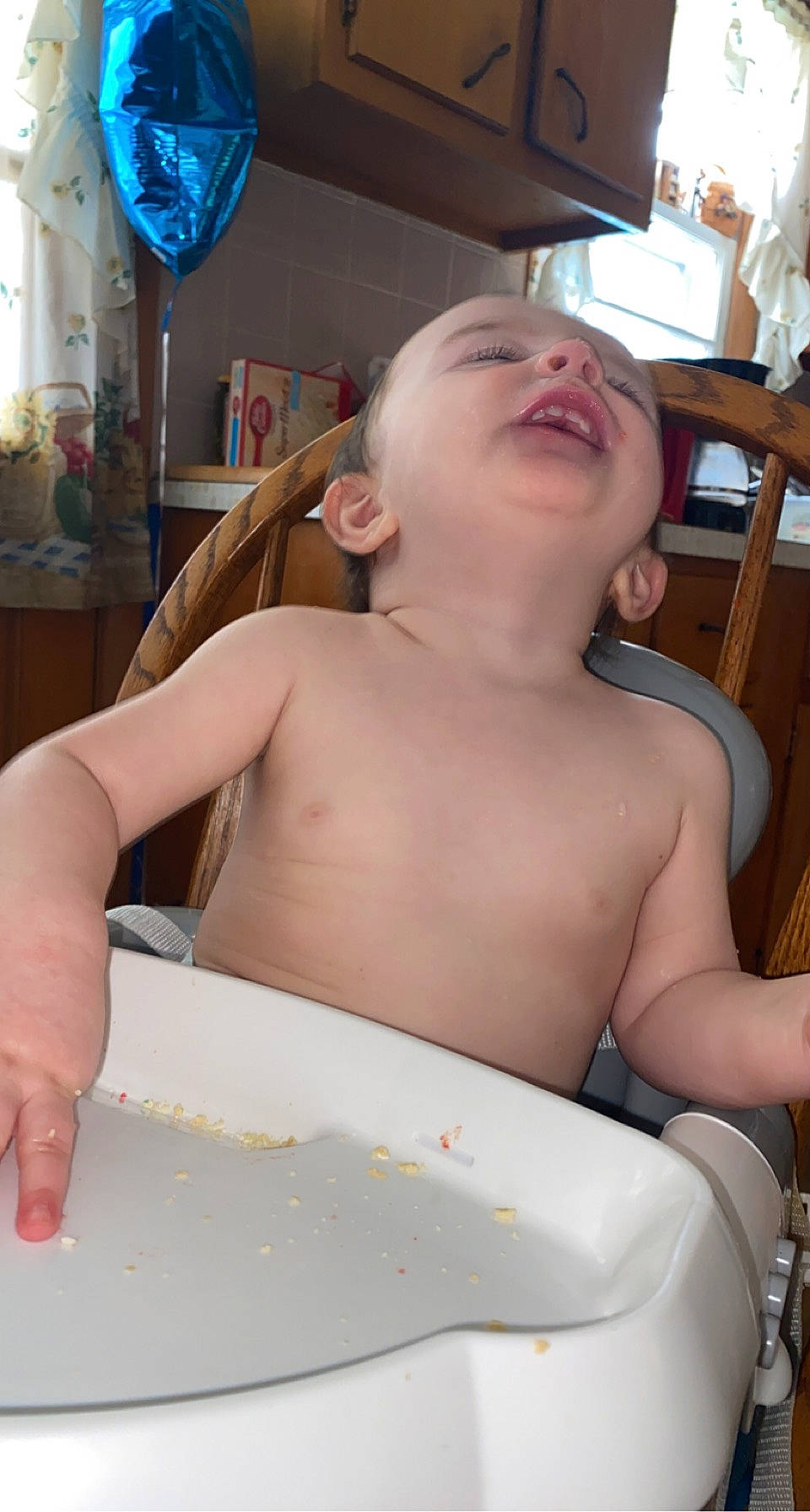 Austen joined the competition — help win amazing prizes! abdomen, baby, barechested, bathing, chair, cheek, chest, child, finger, fun, happy, human_leg, mouth, muscle, person, sitting, skin, smile, thigh, toddler