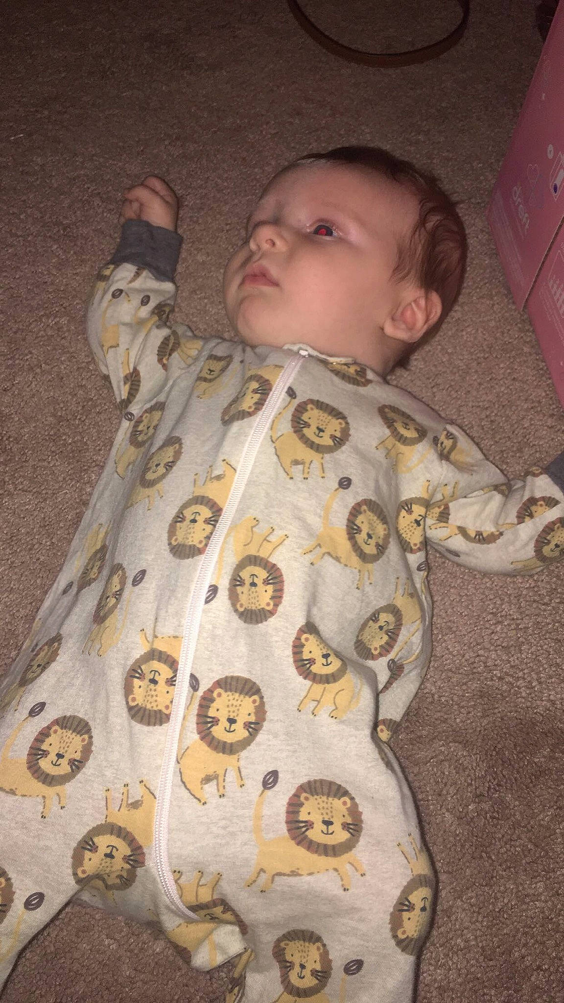 Tayson joined the competition — help win amazing prizes! baby, baby_products, baby_toddler_clothing, button, cheek, child, collar, comfort, face, flooring, linens, nightwear, nose, outerwear, pattern, person, skin, sleeve, t_shirt, textile