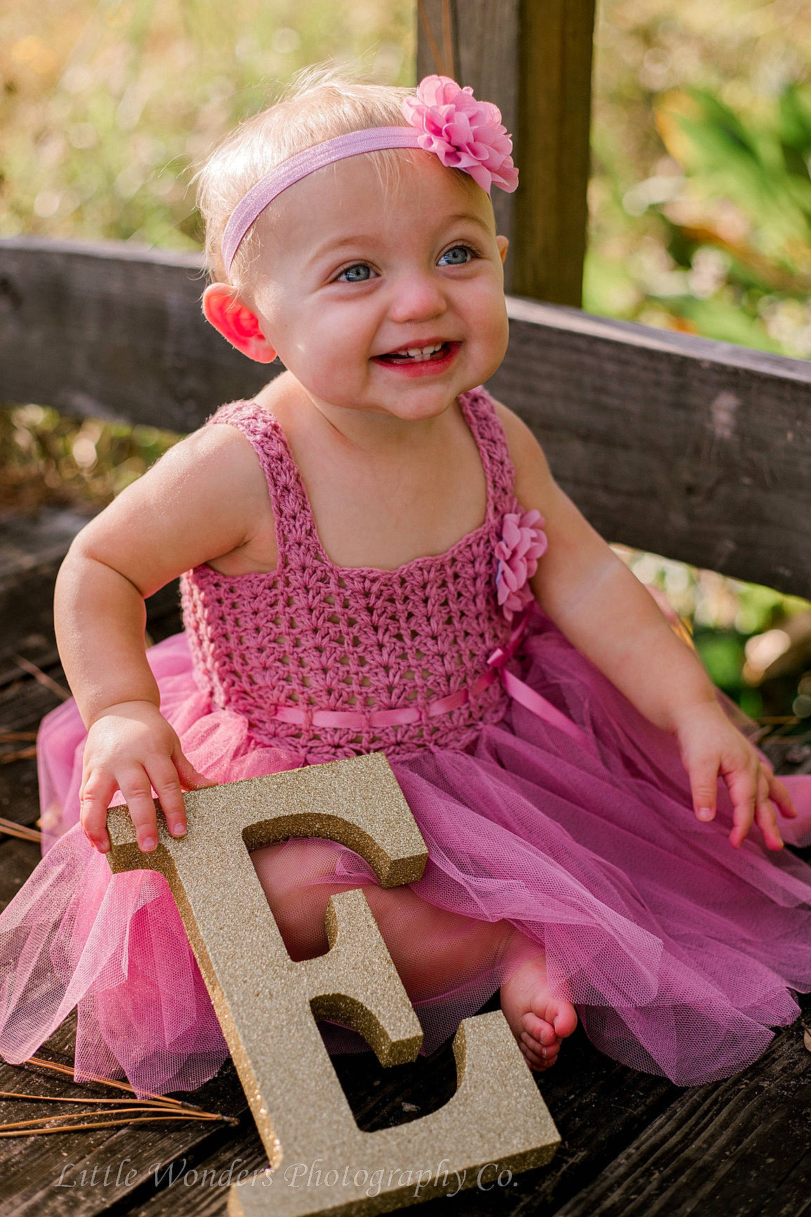 Erynn joined the competition — help win amazing prizes! baby, baby_toddler_clothing, beauty, child, dress, fun, grass, happy, headband, headpiece, headwear, jewellery, joy, magenta, pattern, person, photograph, pink, purple, skin