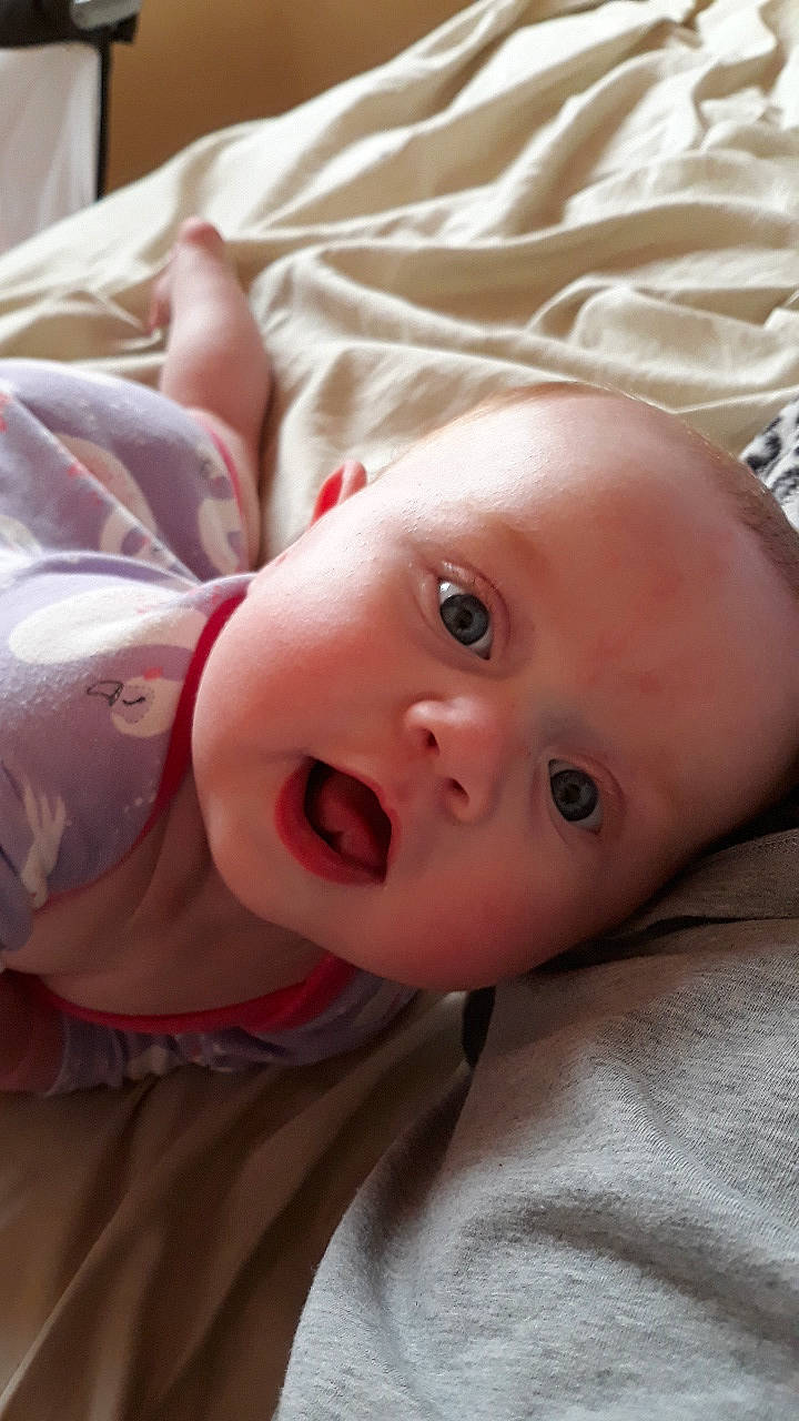 Aylah is registered to the contest to win money with this photo: baby, cheek, child, ear, face, head, lip, mouth, nose, person, skin, toddler