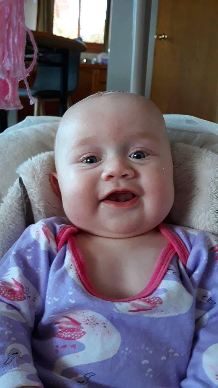 Aylah joined the competition — help win amazing prizes! baby, cheek, child, chin, eye, face, facial_expression, head, lip, mouth, nose, person, skin, smile, toddler