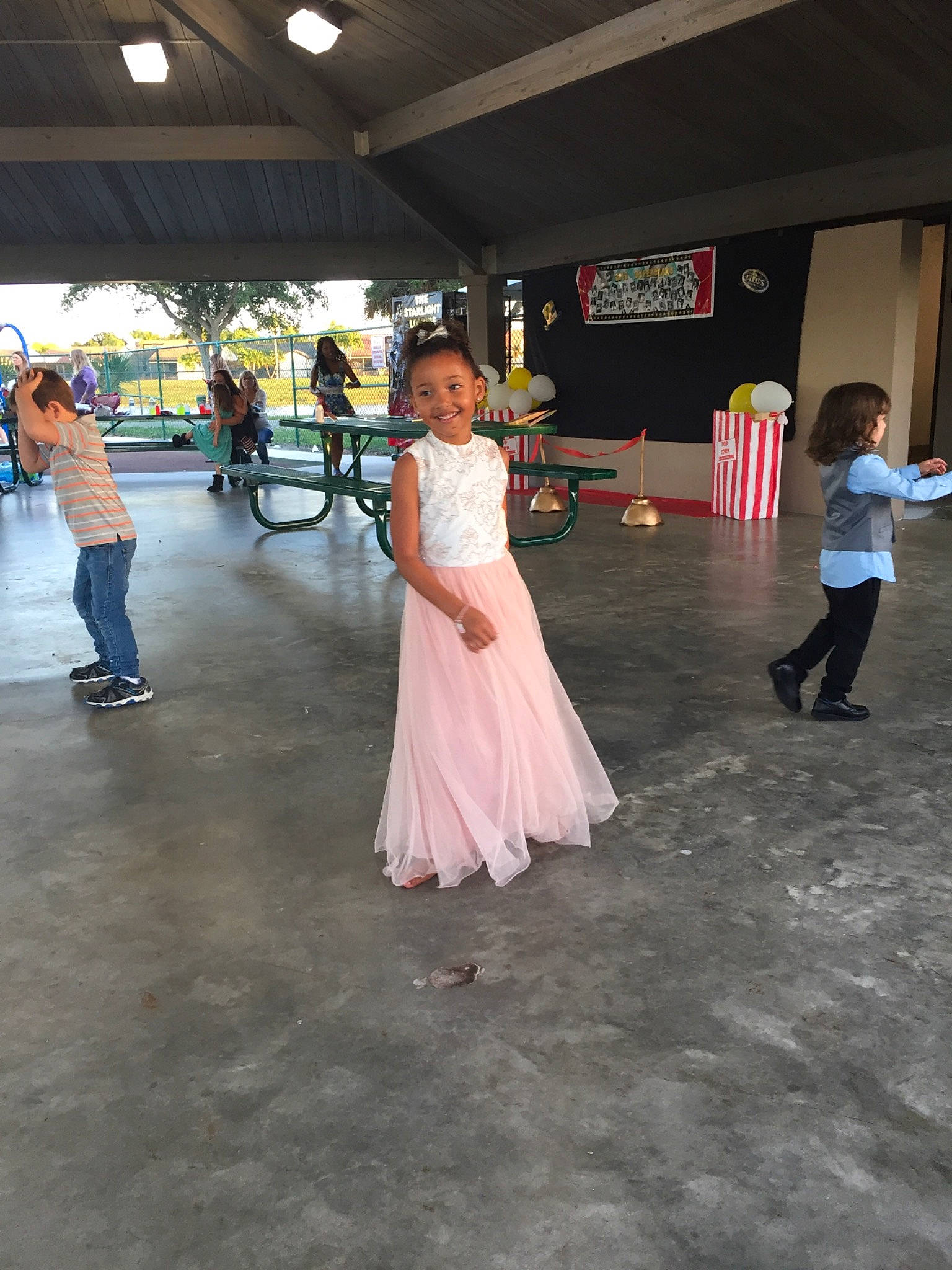 Abrielle joined the competition — help win amazing prizes! ceremony, costume, dance, dress, event, floor, fun, joy, performing_arts, person, vacation, wedding, white