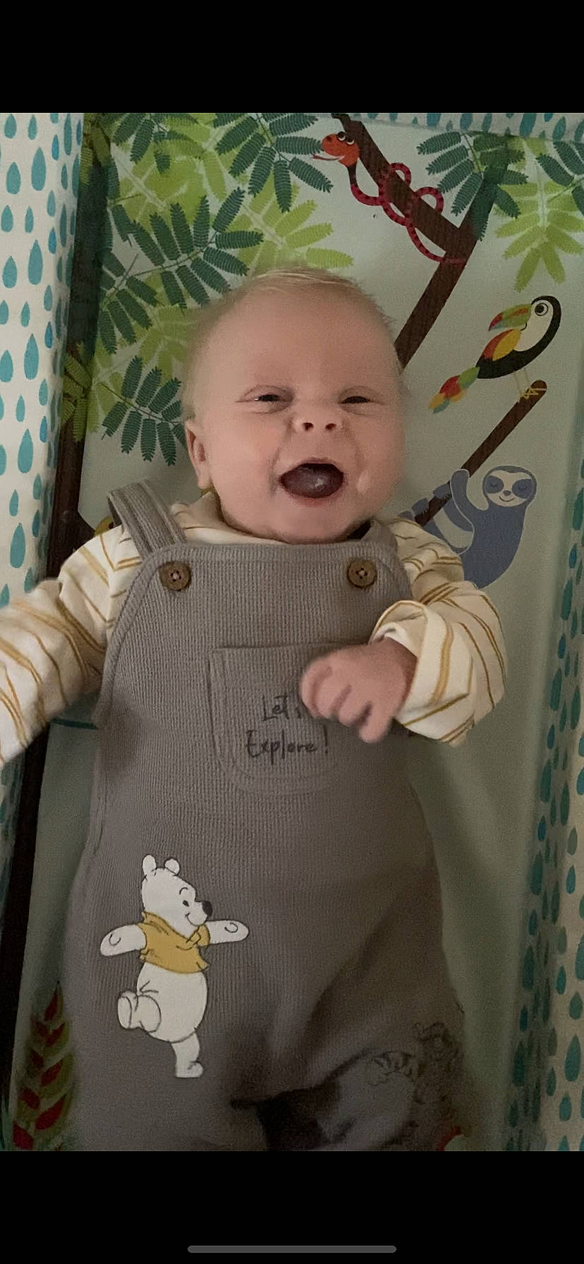 Cillian joined the competition — help win amazing prizes! arm, baby, baby_toddler_clothing, cheek, eye, finger, gesture, happy, human_body, iris, nose, person, pink, product, skin, sleeve, smile, standing, textile, toddler