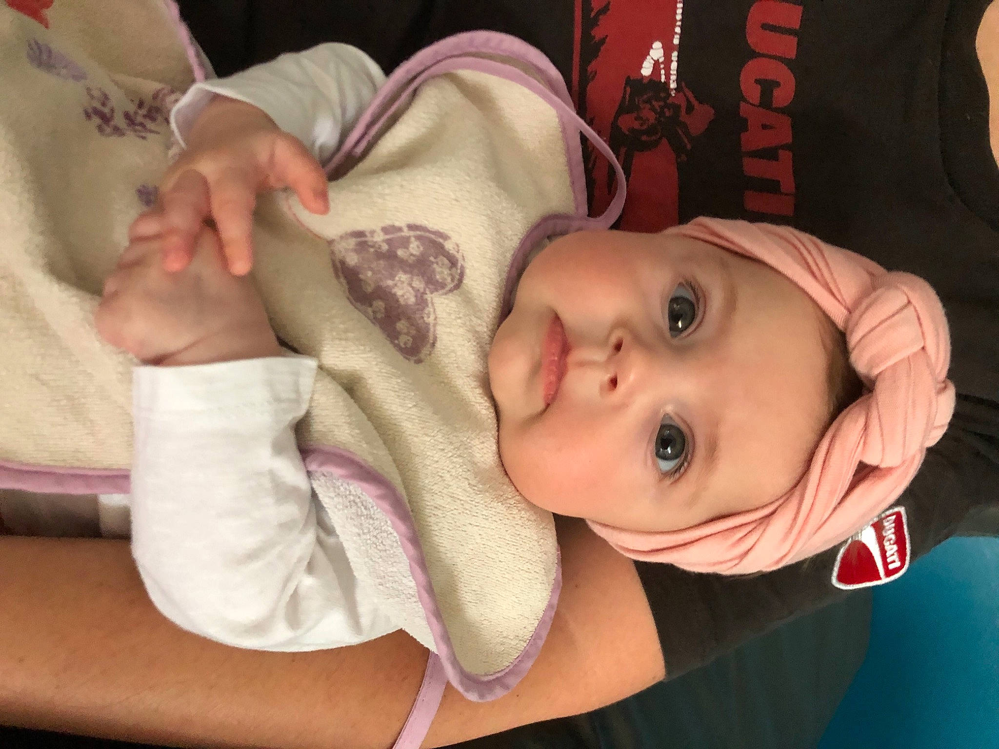 Mya Rose participe au concours pour gagner de l'argent avec cette photo : baby, baby_toddler_clothing, cheek, chin, comfort, ear, eye, eyebrow, eyelash, face, finger, head, headwear, iris, lip, mammal, mouth, nose, person, product