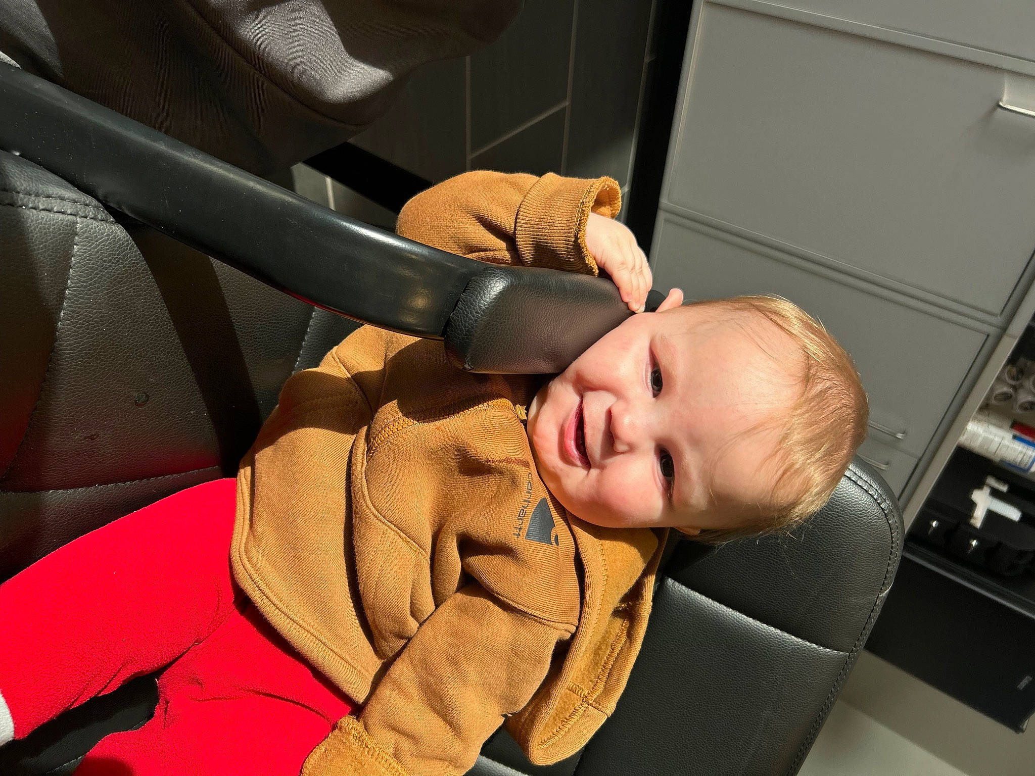 Jackson joined the competition — help win amazing prizes! auto_part, automotive_design, baby, baby_products, baby_toddler_clothing, car_seat, child, comfort, machine, person, sitting, thumb, toddler, vehicle_door