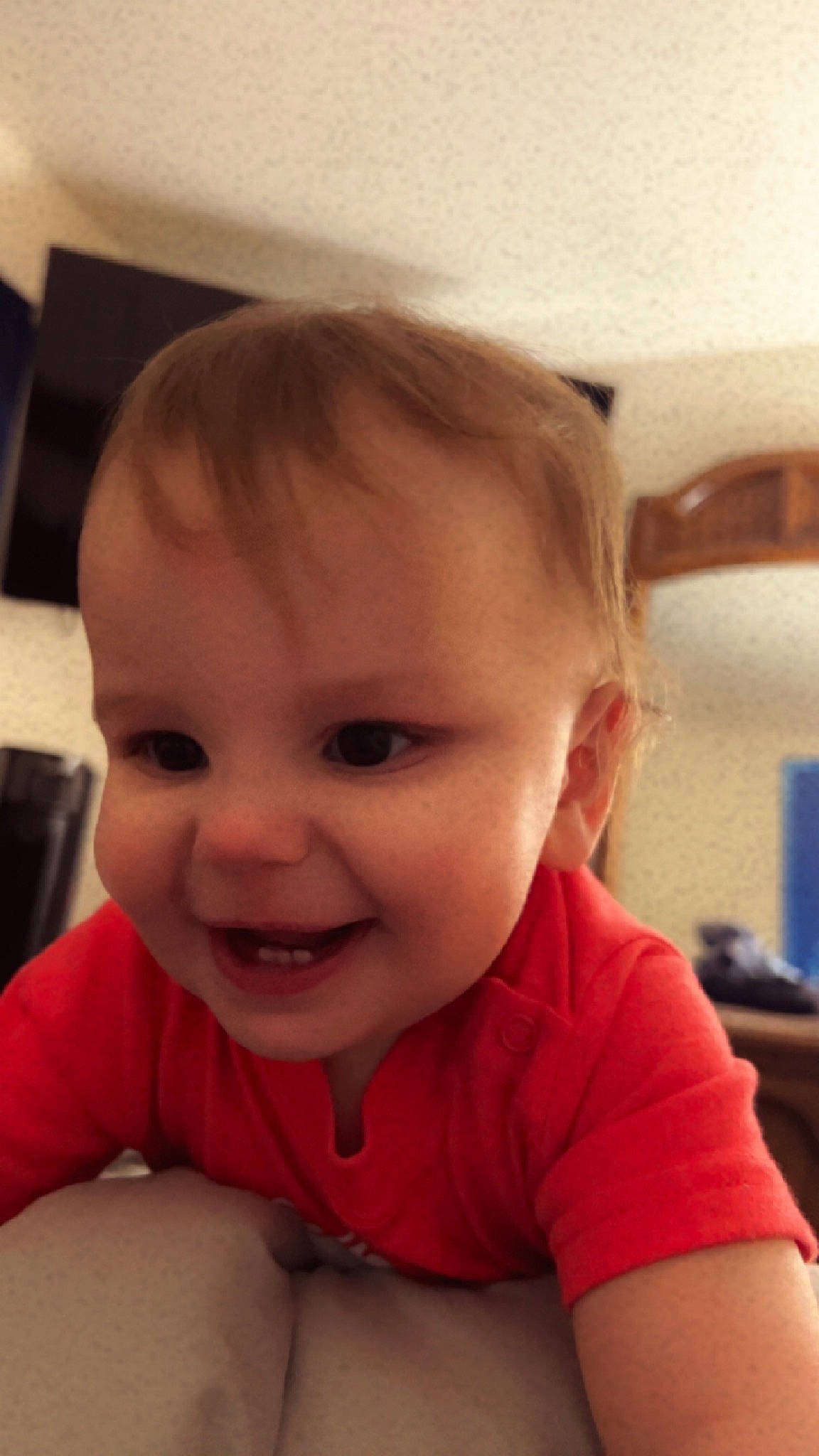 Jackson joined the competition — help win amazing prizes! arm, baby, baby_toddler_clothing, cheek, chin, ear, eyebrow, eyelash, facial_expression, hair, happy, human_body, iris, joy, lip, mouth, neck, nose, person, skin