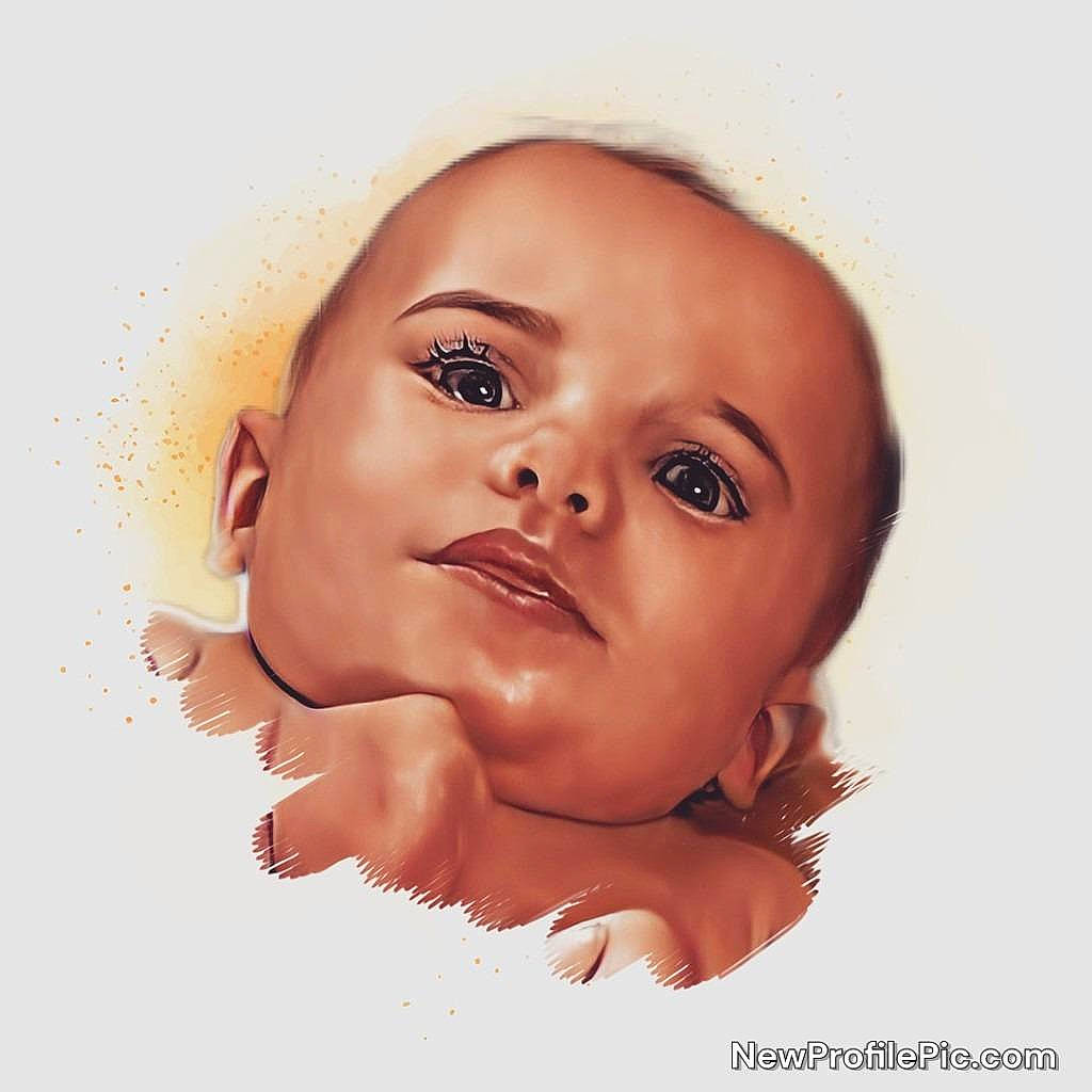 Lynna a rejoint le concours — aidez-le/la à gagner de superbes lots ! art, baby, bathing, cheek, child, ear, eye, eyelash, happy, illustration, iris, jaw, lip, nose, paint, painting, person, portrait, poster, toddler