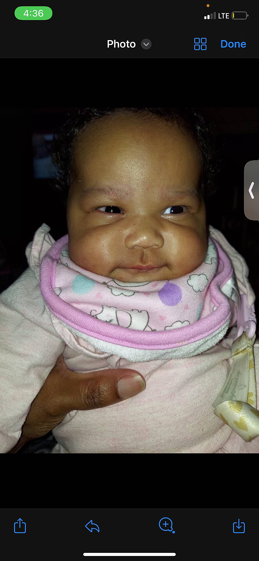 Amiyah is registered to the contest to win money with this photo: baby, cheek, chin, cool, ear, eyebrow, eyelash, gesture, happy, iris, jaw, lip, mouth, nail, nose, person, pink, skin, smile, toddler