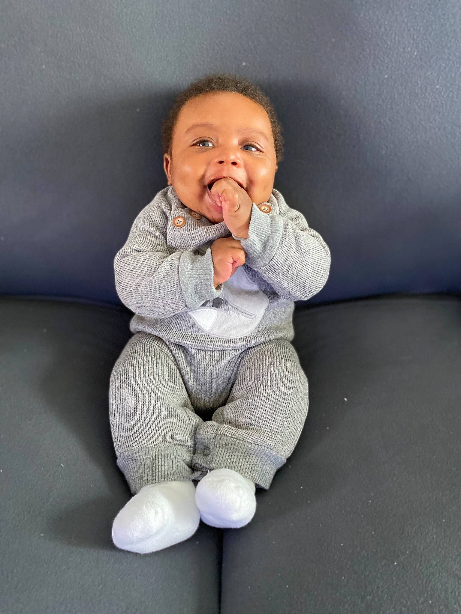 Brandon joined the competition — help win amazing prizes! baby, cheek, child, mouth, nose, person, sitting, toddler