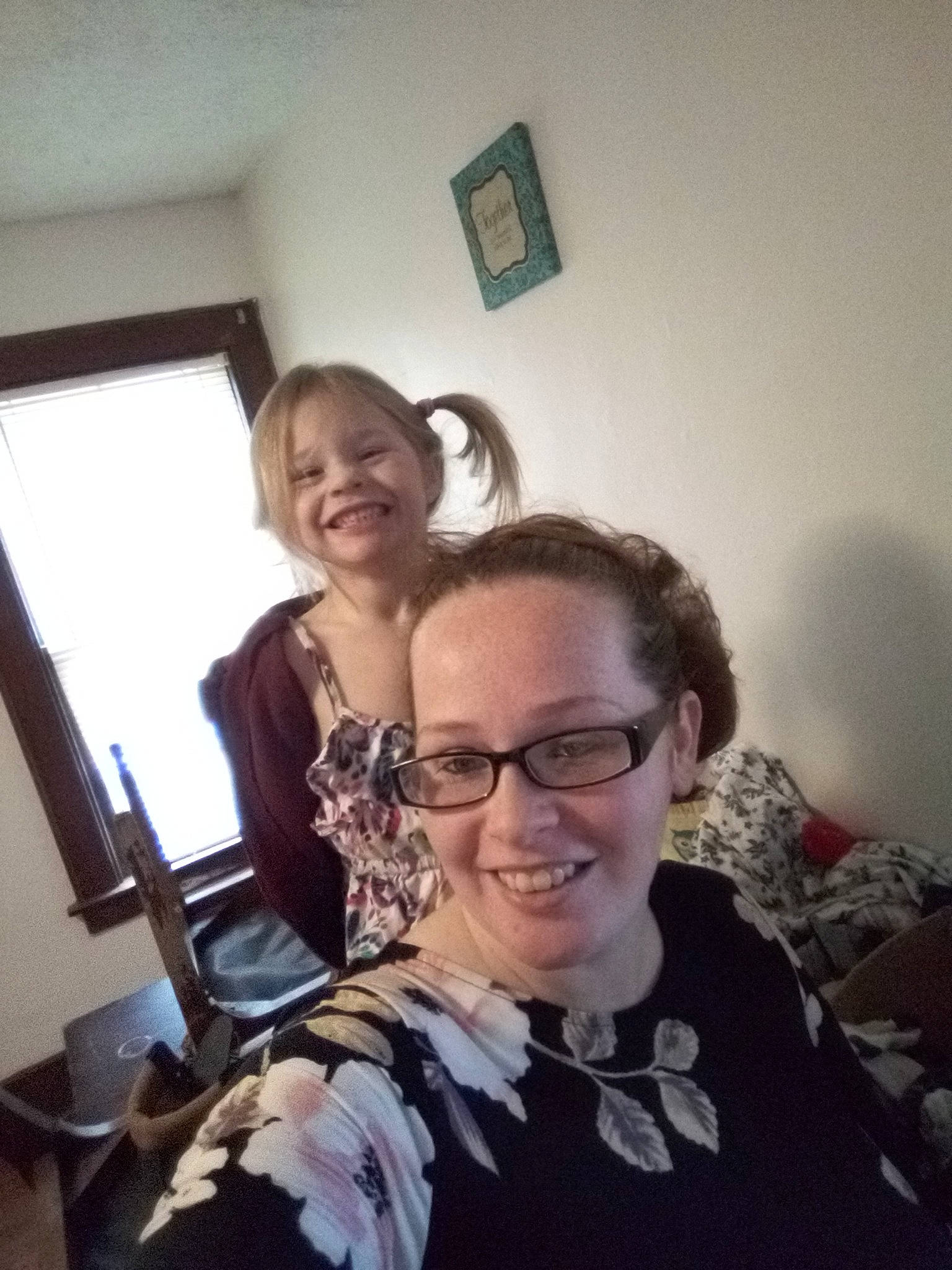 Justice joined the competition — help win amazing prizes! dress, ear, eyewear, fun, glasses, happy, joy, person, photography, room, selfie, smile, vision_care