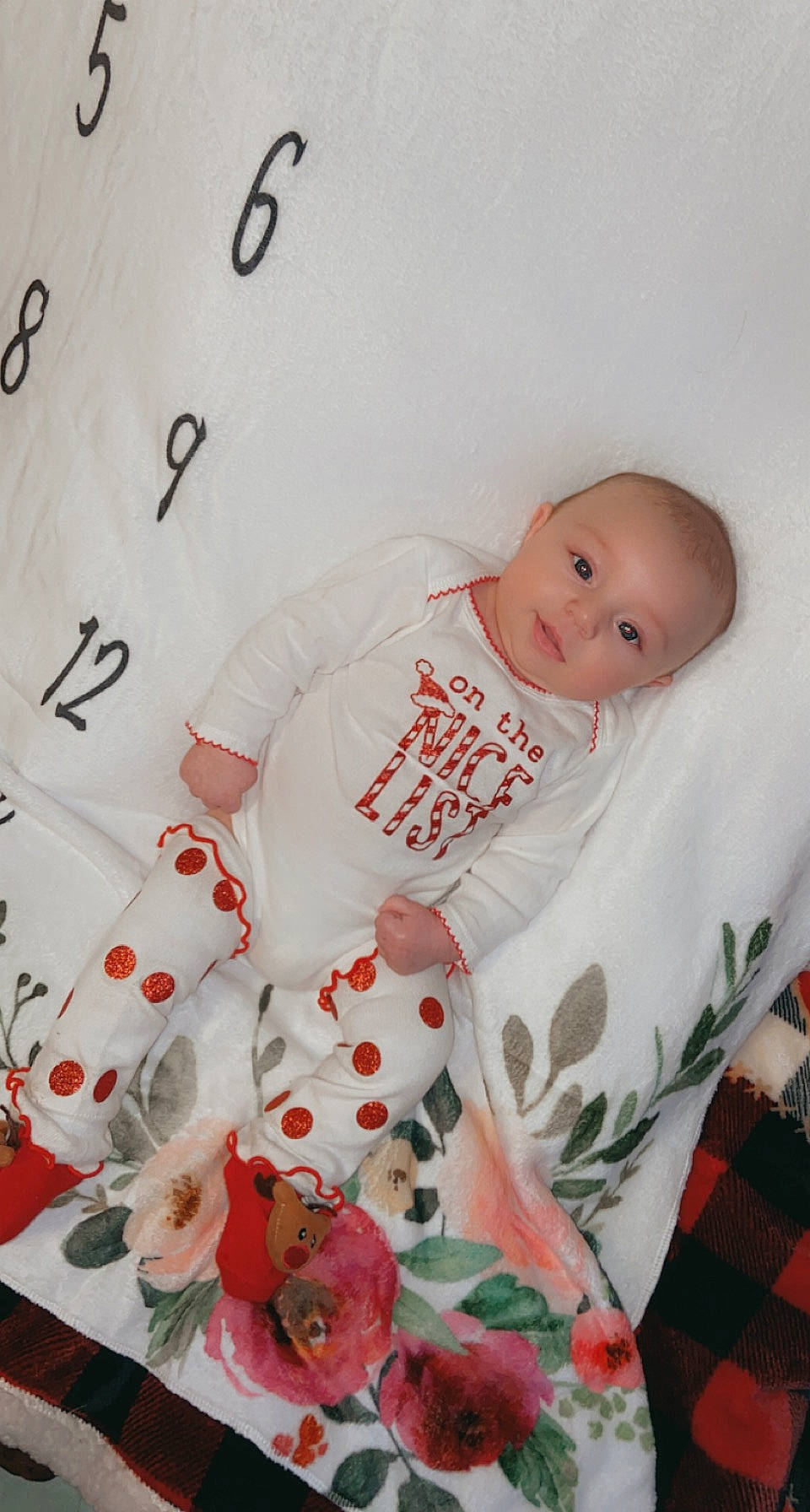 Brynleigh is registered to the contest to win money with this photo: baby, baby_products, baby_toddler_clothing, cheek, coquelicot, nightwear, nose, overall, pajamas, peach, person, sleeve