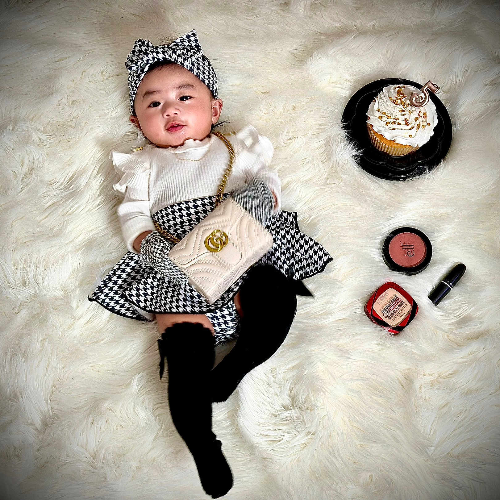 Zia joined the competition — help win amazing prizes! accessories, baby, bag, bonnet, cake, clothing, cosmetics, cream, cupcake, dessert, face, glove, handbag, hat, head, lipstick, people, person, photography, portrait